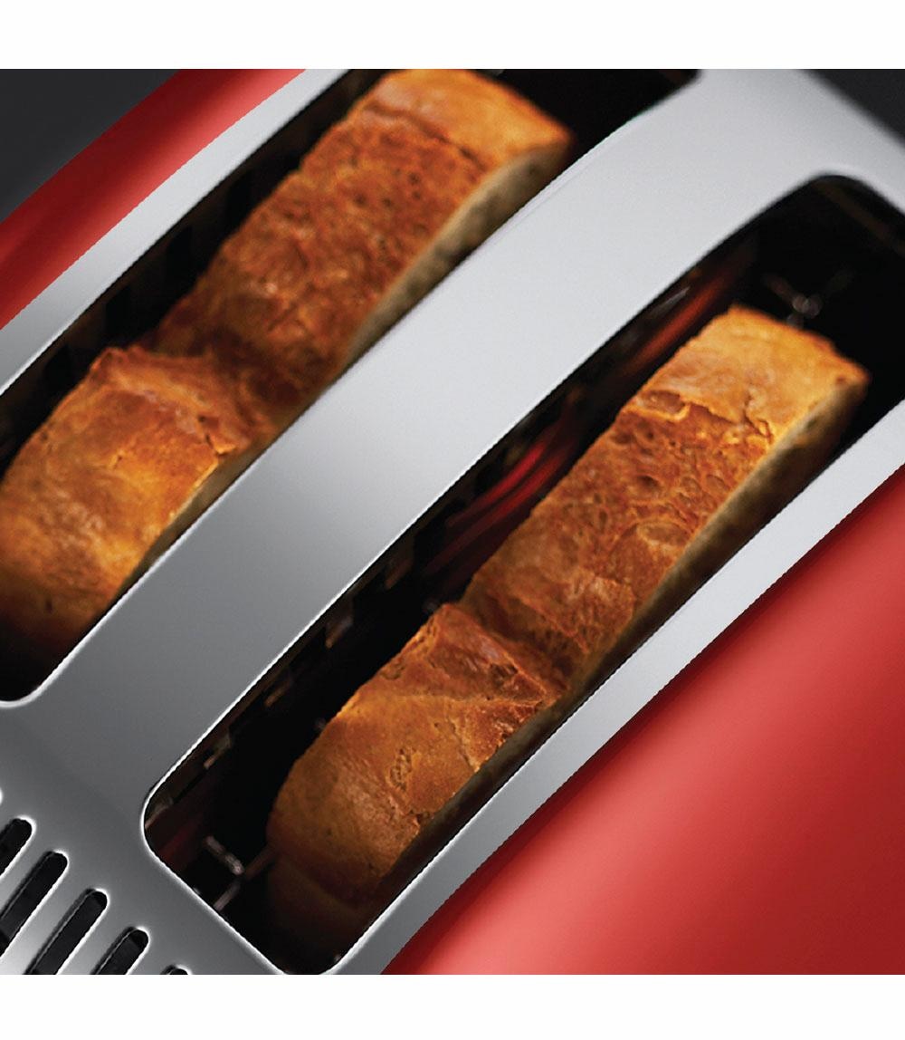 RUSSELL HOBBS Toaster »Colours Plus+ Flame Red 23330-56«, 2 kurze Schlitze, für 2 Scheiben, 1670 W