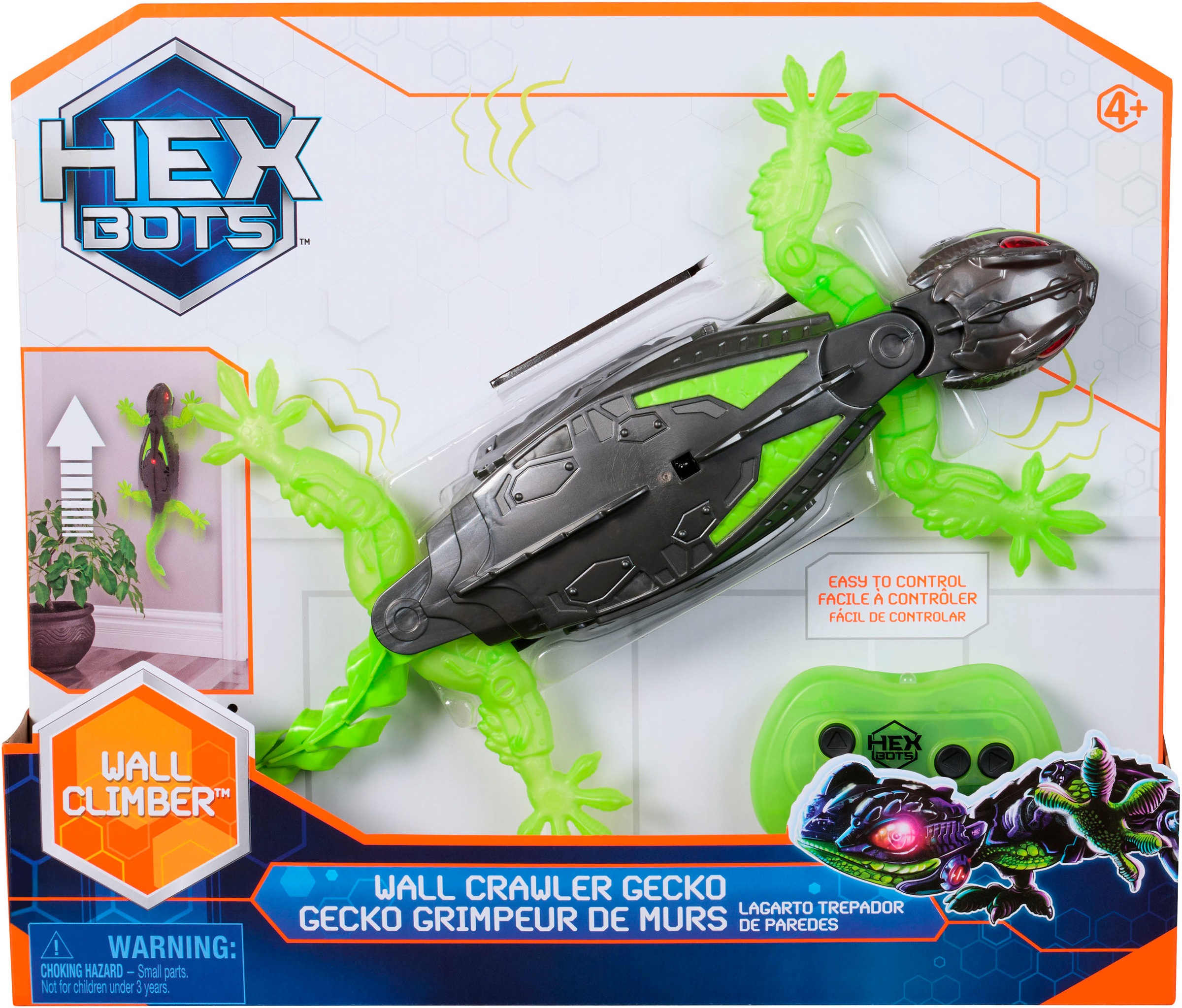 Spin Master RC-Tier »Hex Bots - Wandflitzer Gecko«
