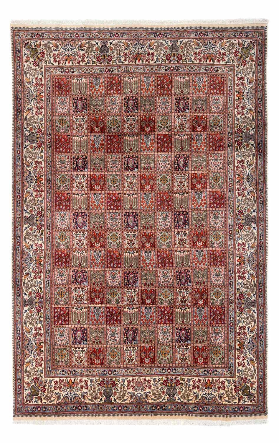 morgenland Wollteppich »Täbriz - 50 Raj Blumenmuster Beige 151 x 100 cm«, r günstig online kaufen