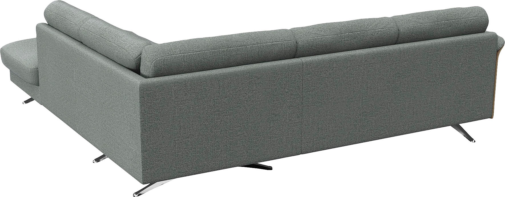 FLEXLUX Ecksofa »Glow, super bequem durch hochwertigem Sitzaufbau mit Federkern, L-Form«, Modernes skandinavisches Design