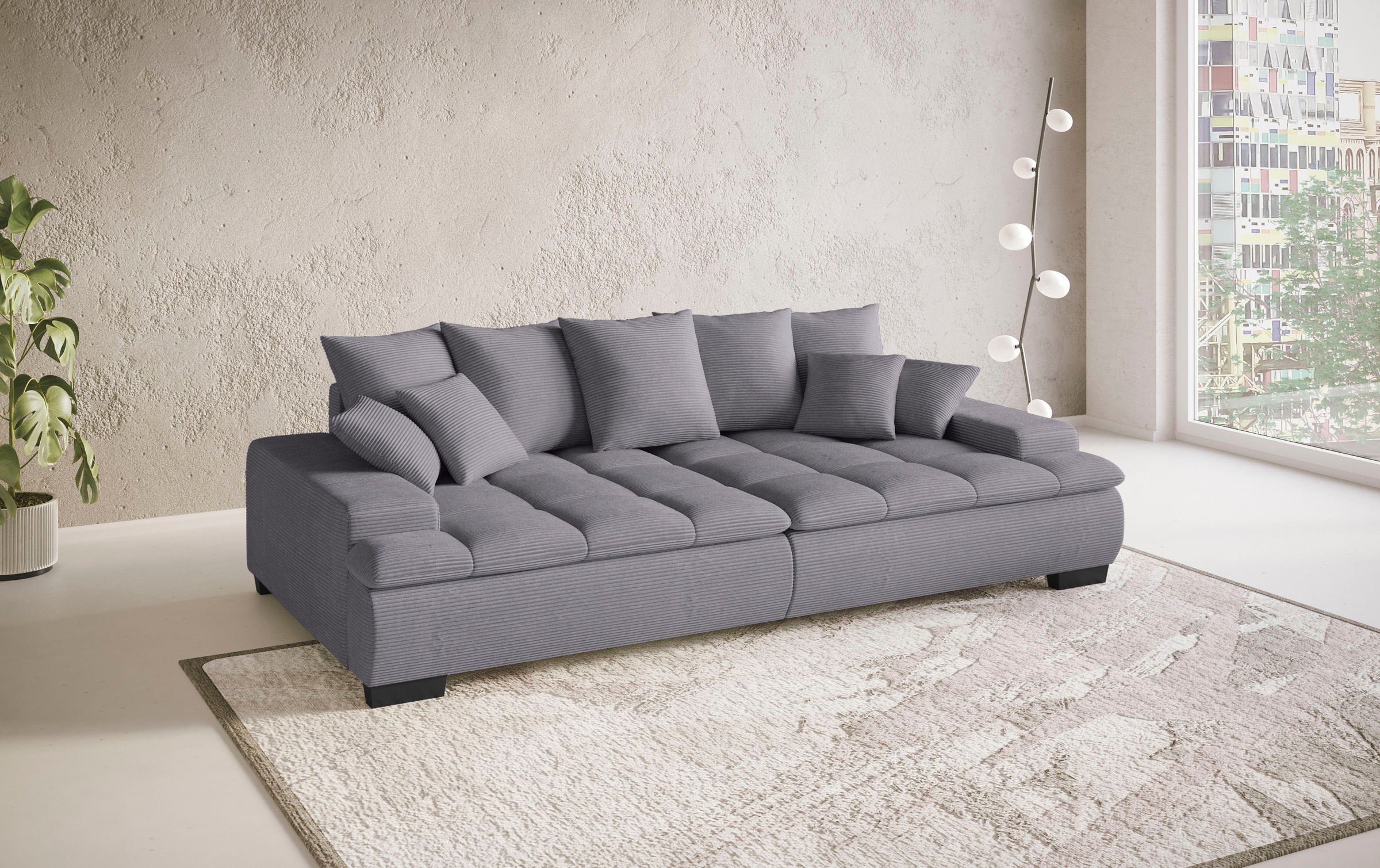 Mr. Couch Big-Sofa »Haiti II«, Wahlweise mit Kaltschaum - bis 140 kg belastbar