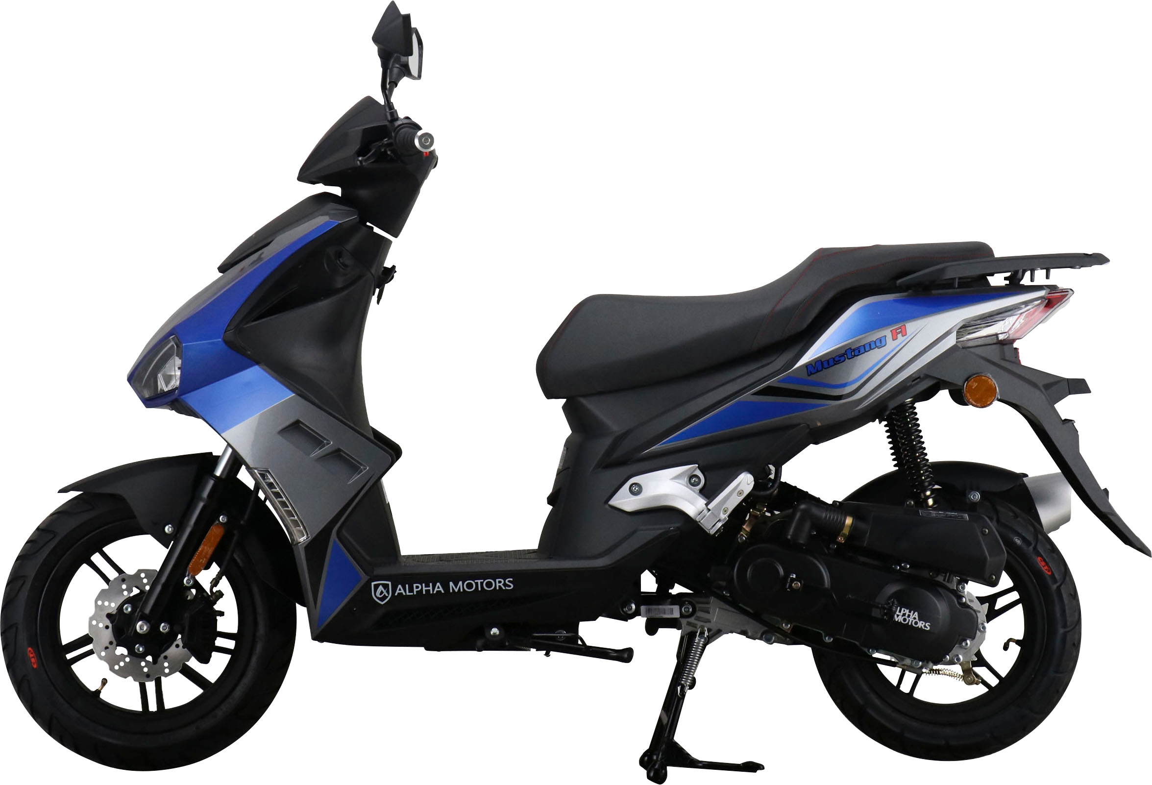 Alpha Motors Motorroller »Mustang FI«, 50 cm³, 45 km/h, Euro 5, 3 PS, mit USB-Anschluss und Lenkerschloss, sportliches Design