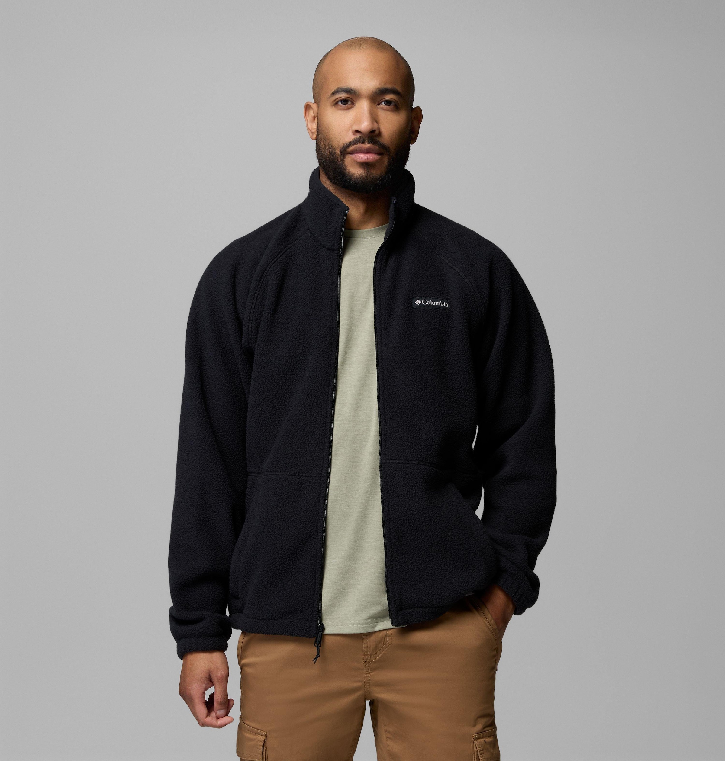 Columbia Fleecejacke »Timber Crest MTR Fleece Full Zip« mit Reißverschluss, wasserabweisend, windabweisend, atmungsaktiv