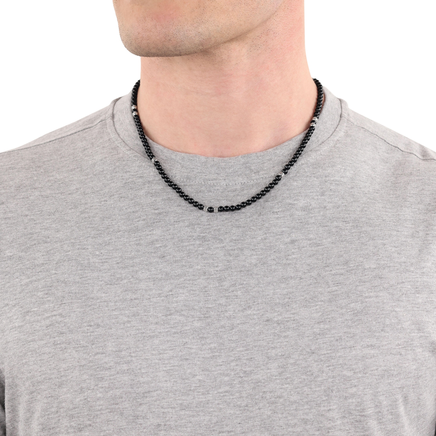 Amor Kette mit Anhänger mit Achat