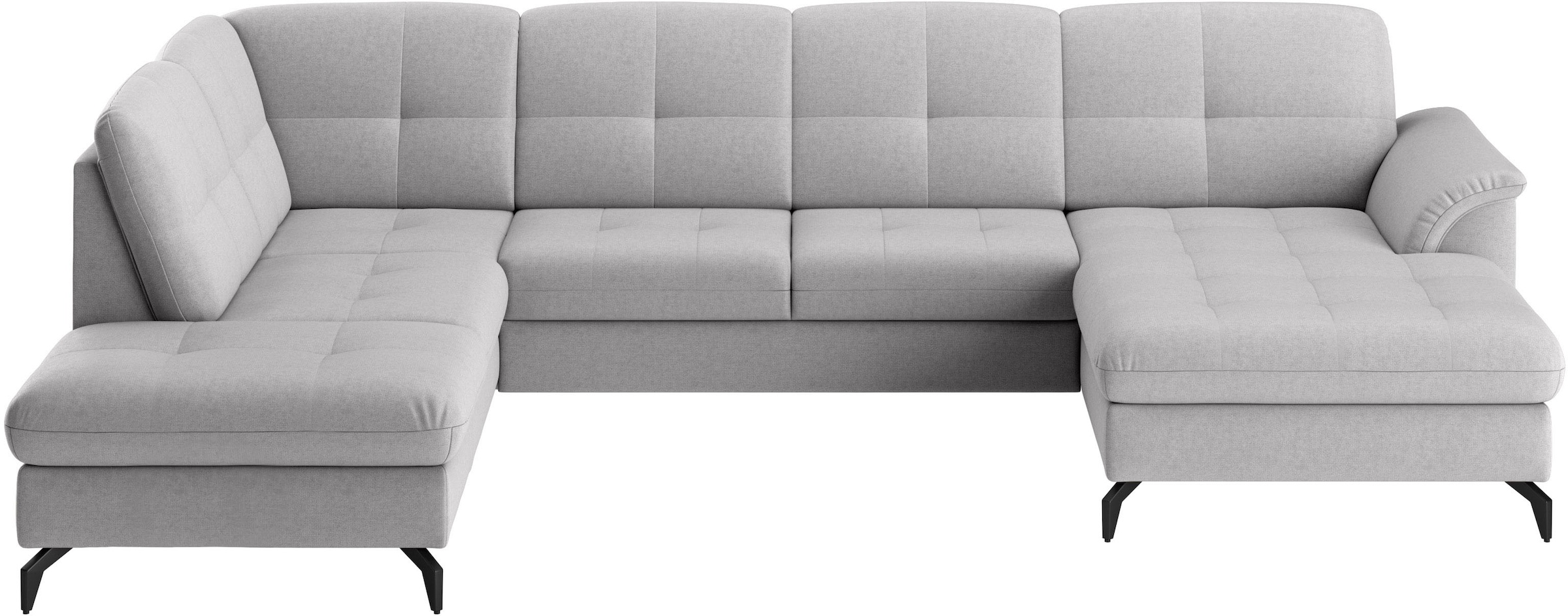 sit&more Wohnlandschaft »Zora U-Form«, wahlweise mit Bettfunktion und Bettkasten
