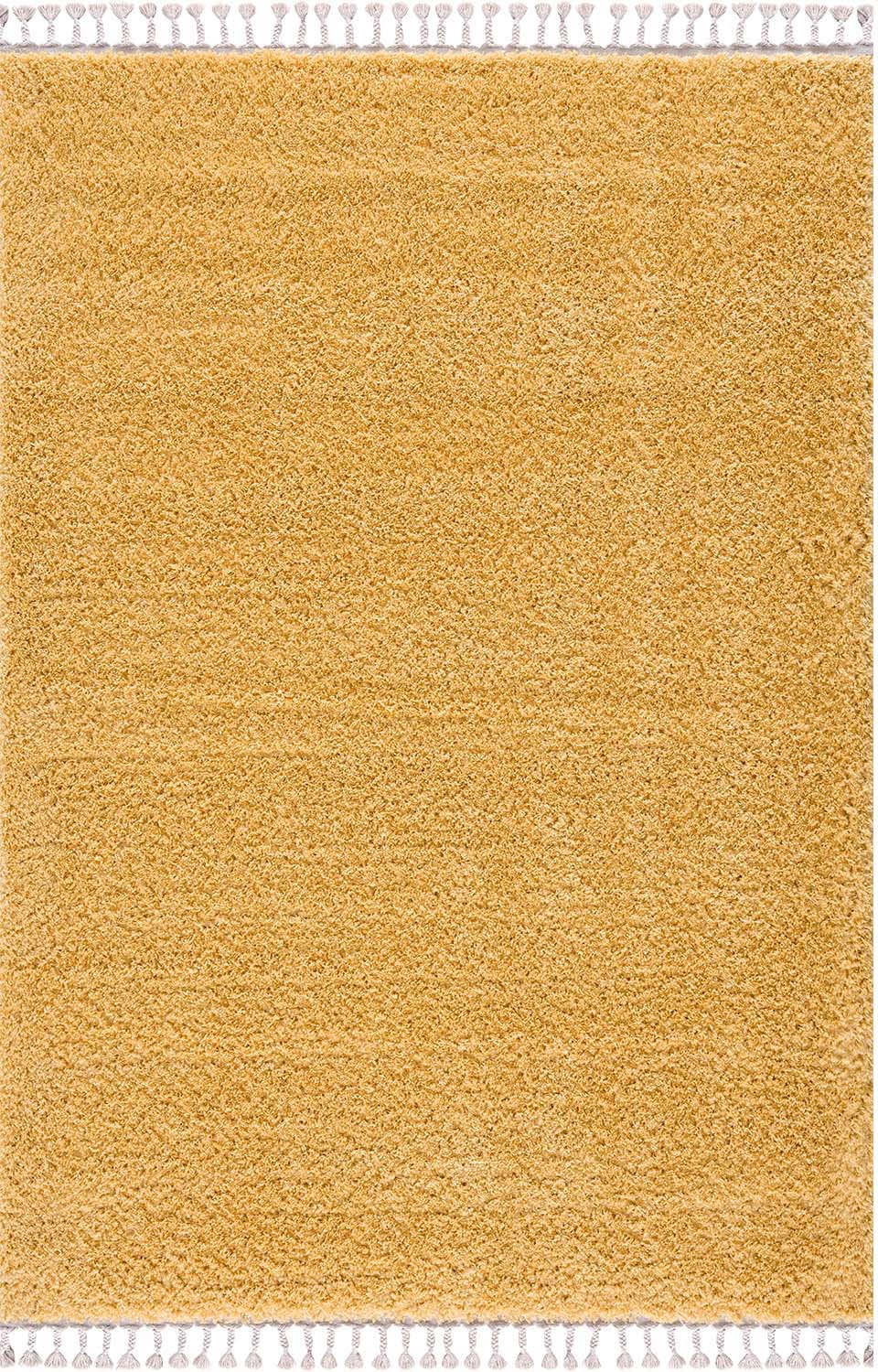Carpet City Hochflor-Teppich »Pulpy 100«, rechteckig, 30 mm Höhe, Läufer, weich, mit Fransen, uni, viele Größen, Wohnzimmer, Schafzimmer