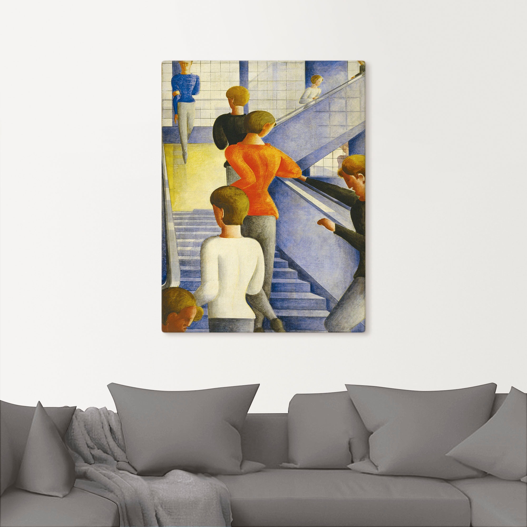 Artland Leinwandbild »Bauhaustreppe. 1932« Gruppen & Familien 1 Stk. tlg. als Alubild, Outdoorbild, Leinwandbild, Poster, Wandaufkleber