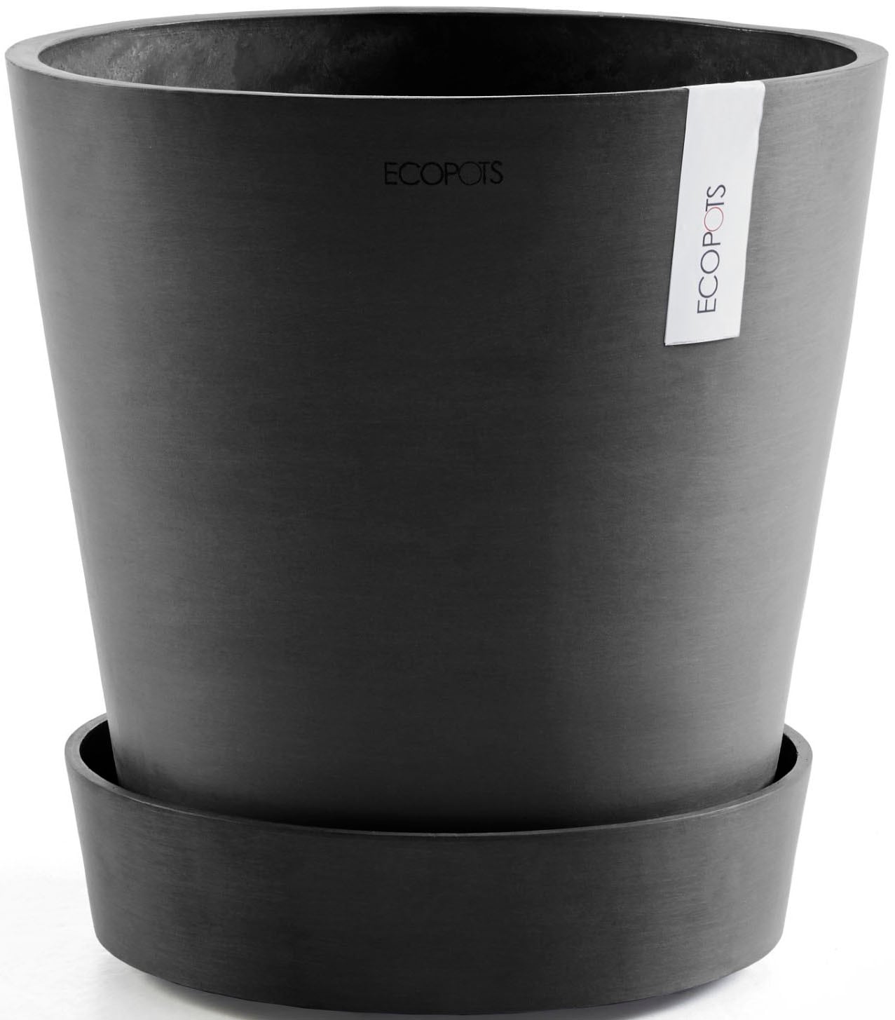 ECOPOTS Topfuntersetzer »mit Rollen 60 Dunkelgrau« für innen und außen: frostsicher, bruchsicher und lichtbeständig