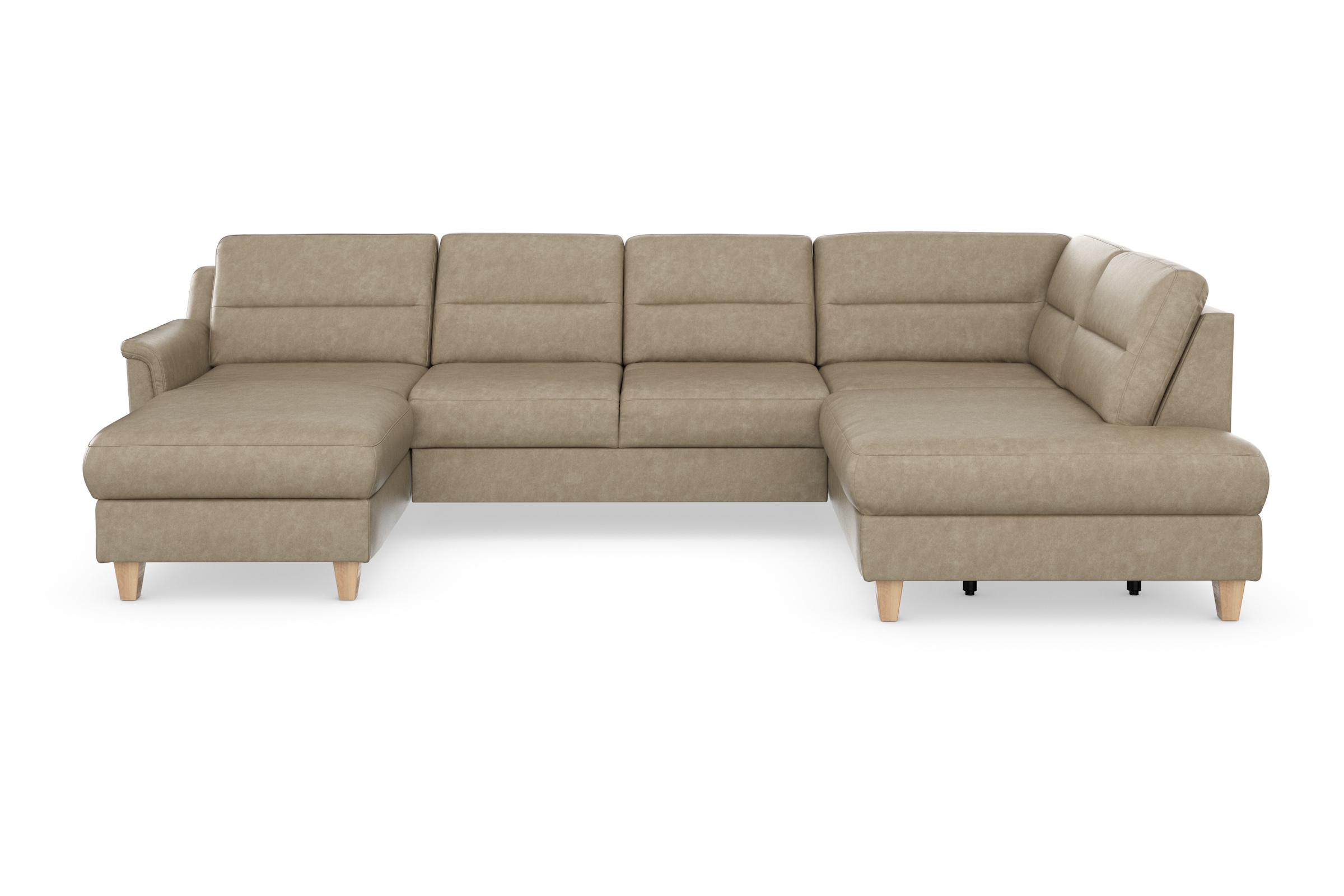 sit&more Wohnlandschaft »Farö U-Form«, inklusive Federkern, wahlweise mit Bettfunktion und Bettkasten