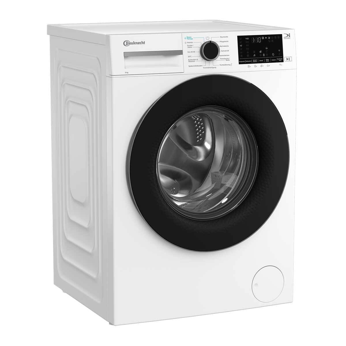 BAUKNECHT Waschmaschine »B WM 9A9 BS« 9 kg 1400 U/min Adaptive Wash – Intelligente Anpassung für perfekte Waschergebnisse