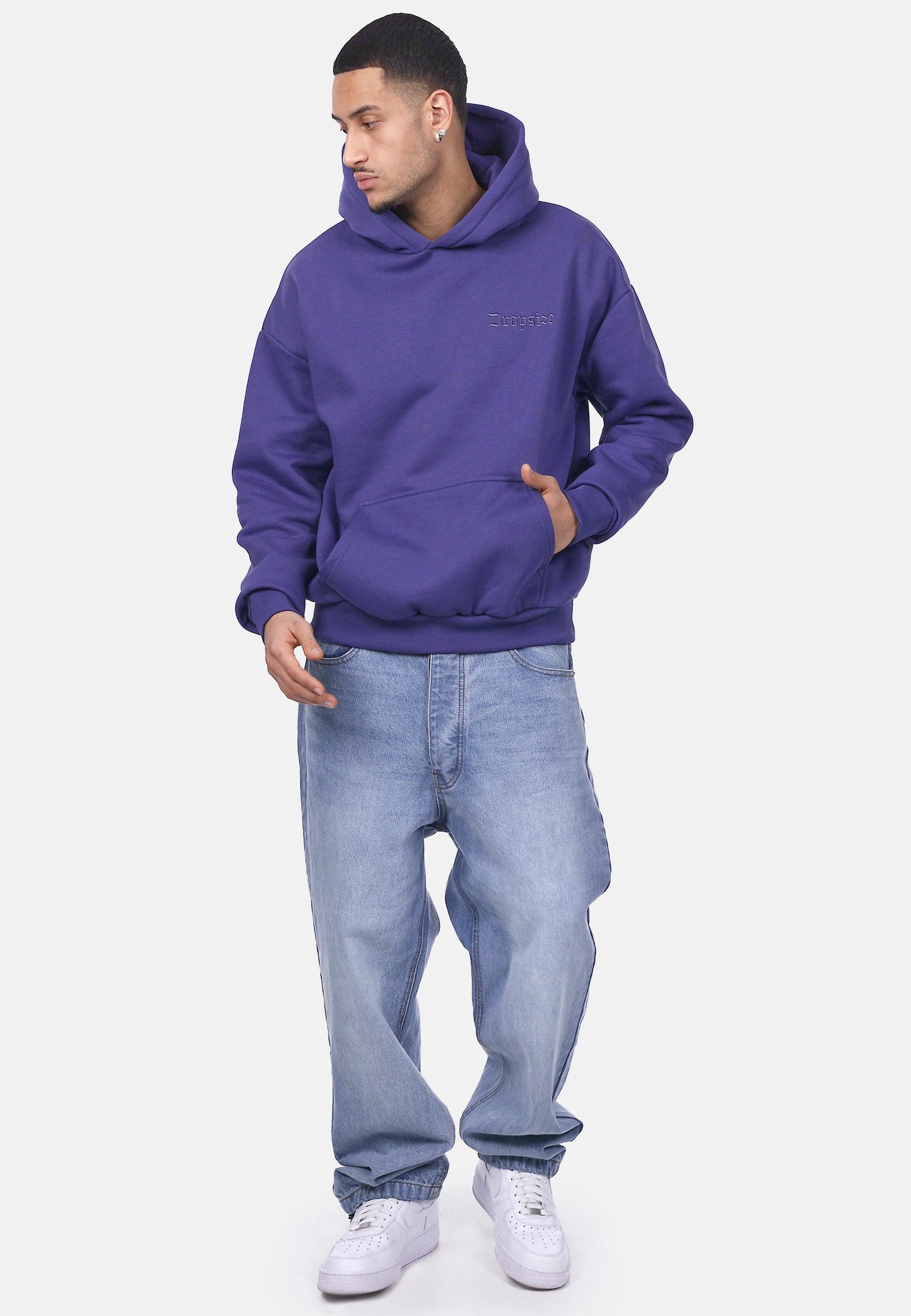Dropsize Kapuzenpullover »Dropsize HEAVY OVERSIZE EMBO HOODIE« 1 Stk.