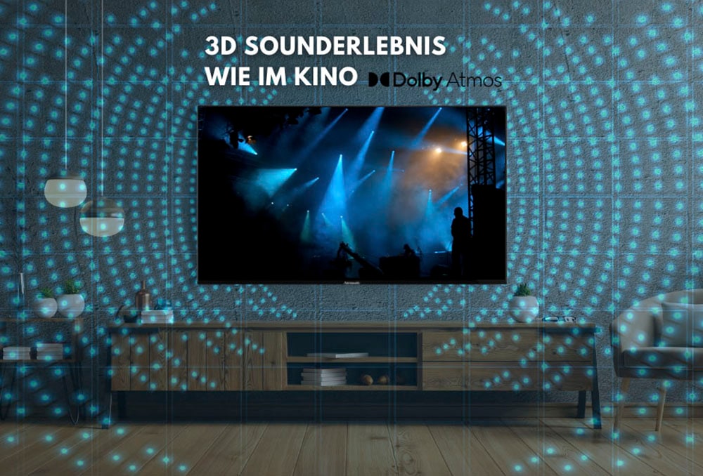 Hanseatic LED-Fernseher »65U800UDS«, 4K Ultra HD, Smart-TV-Android TV