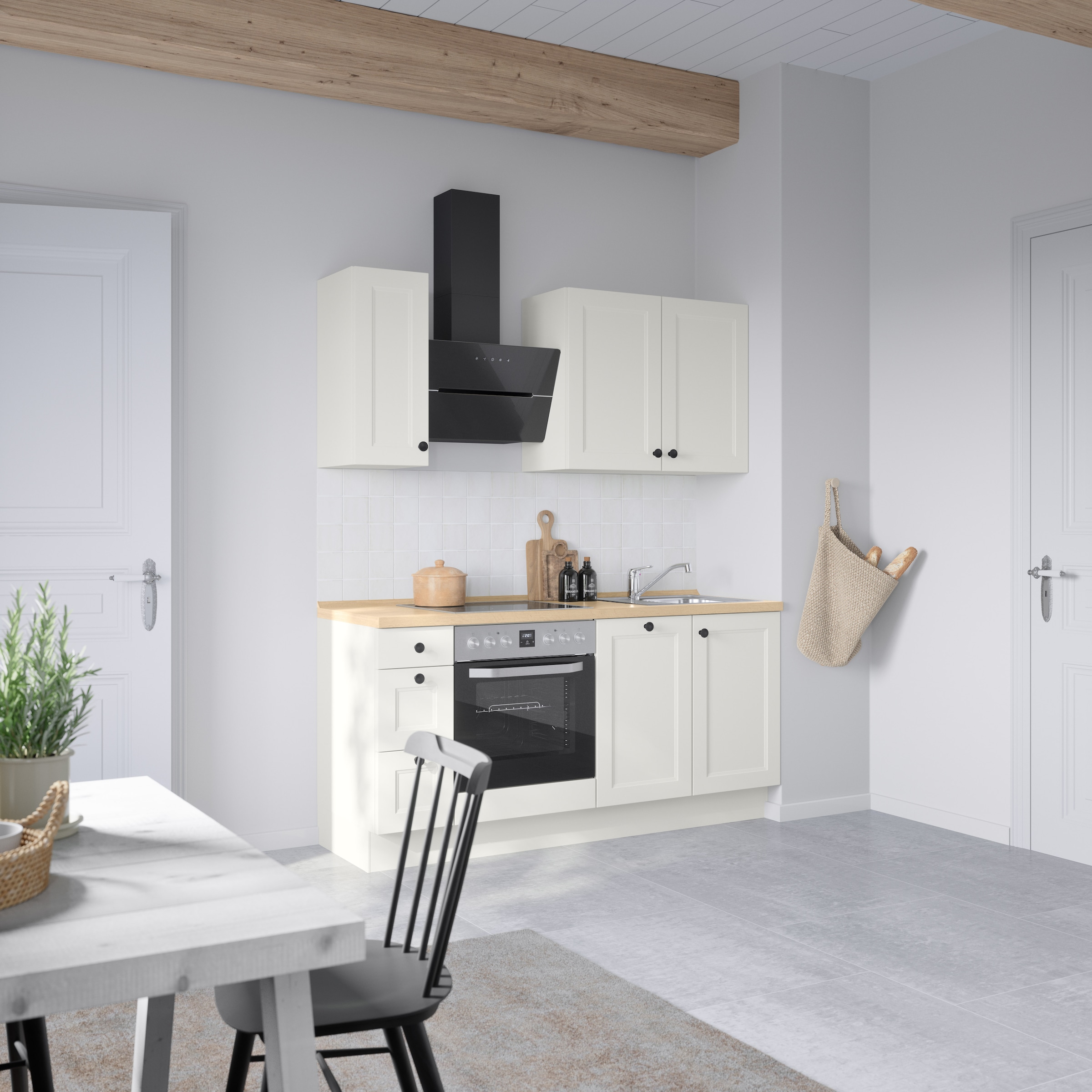 nobilia® Küchenzeile »"Cascada II"«, vormontiert, Ausrichtung wählbar, Breite 180 cm, wahlw. mit E-Geräten