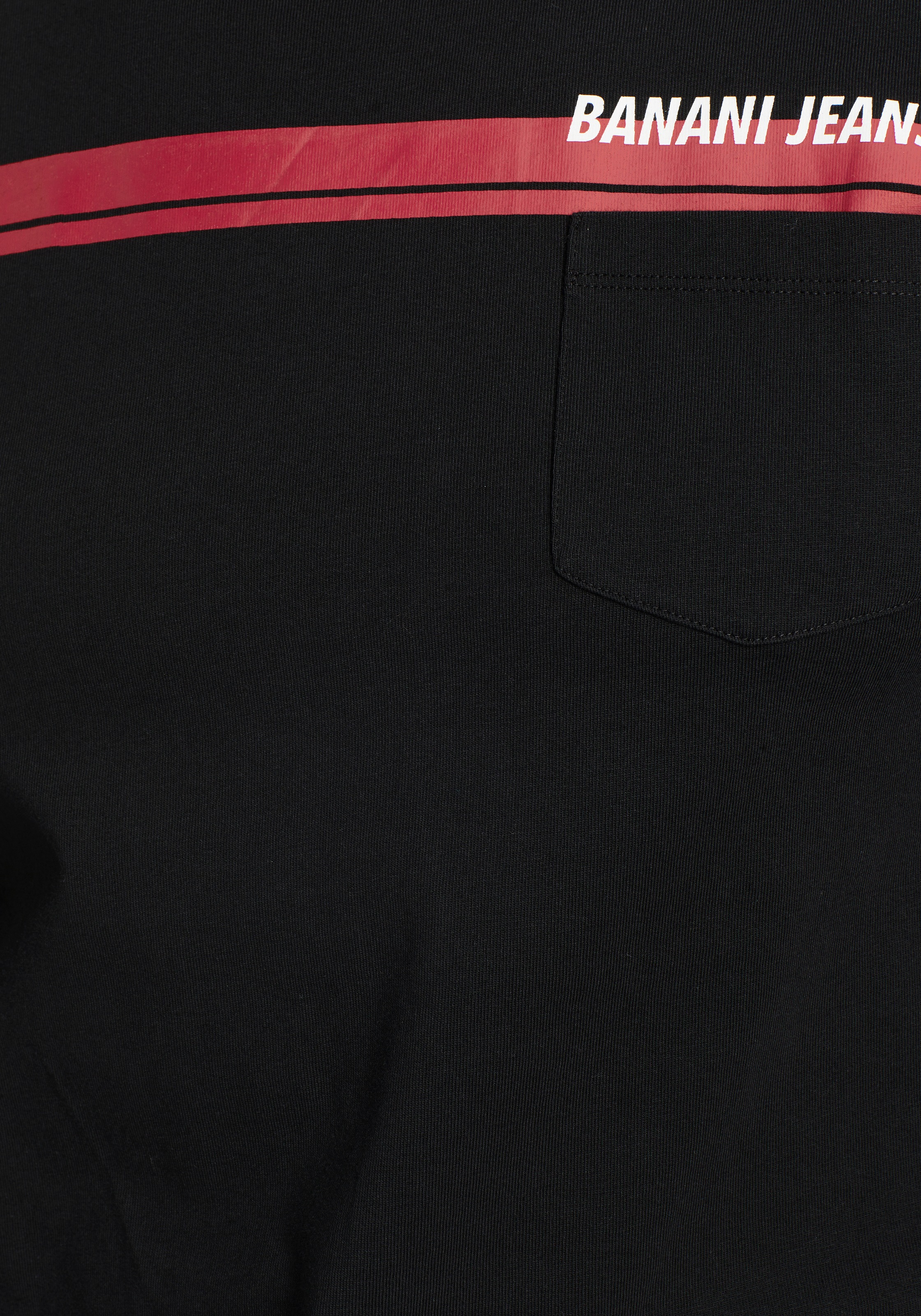 Bruno Banani Langarmshirt, Mit Brusttasche und Frontprint