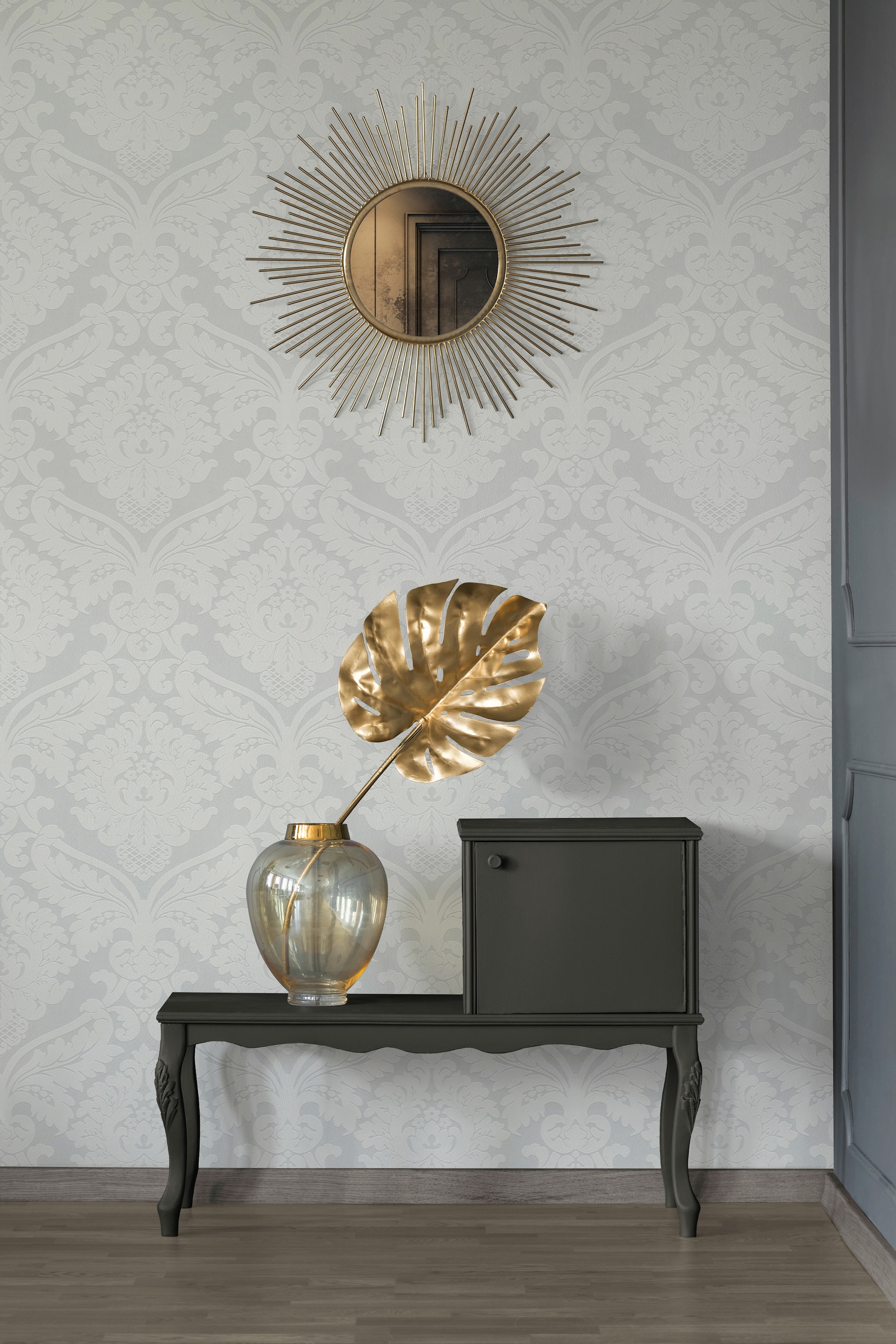 living walls Vliestapete »Flock«, Barock, Ornament Tapete Barock