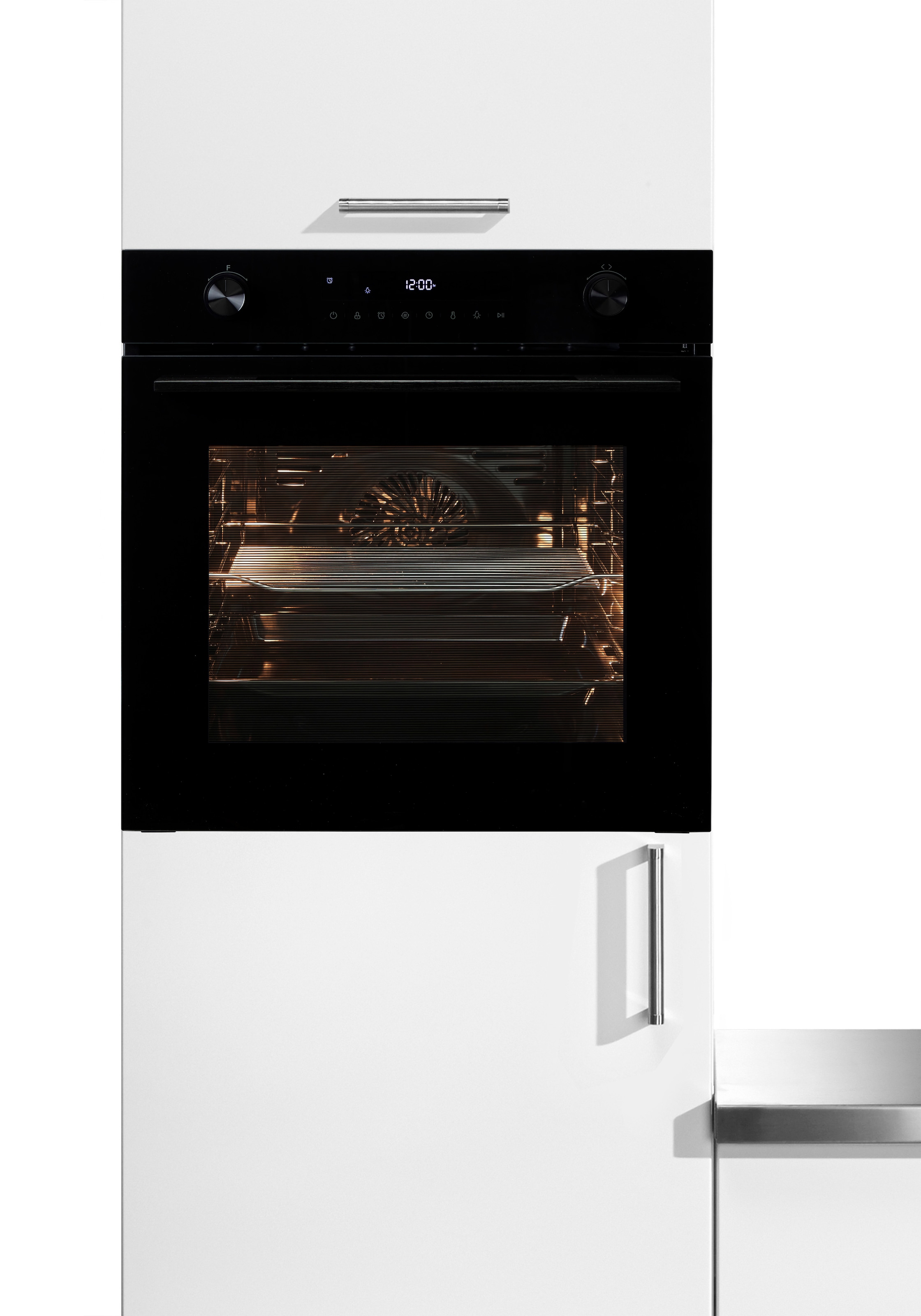 Hanseatic Einbaubackofen »HBO7212A1« AirFry Funktion - die gesündere Alternative zur Fritteuse