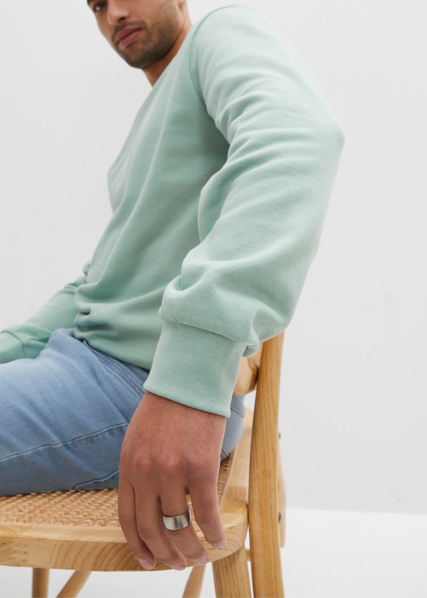 bonprix Sweatshirt »Sweatshirt«, mit Rundhalsauschnitt
