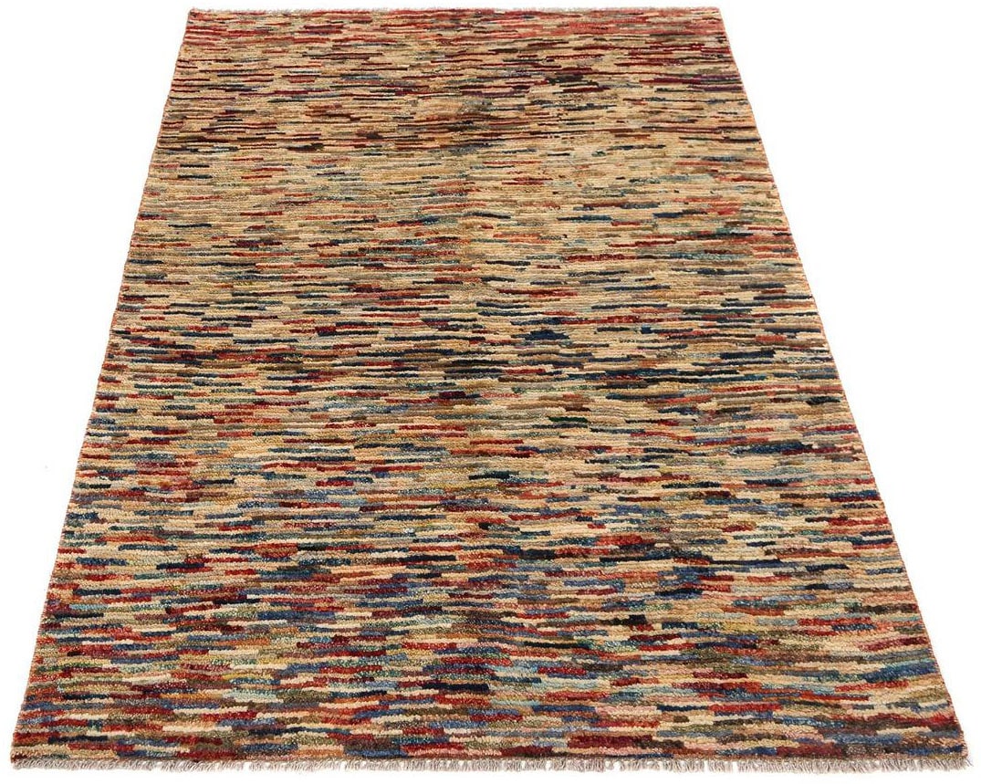 morgenland Wollteppich »Streifen Multicolore 173 x 119 cm«, rechteckig, 8 m günstig online kaufen