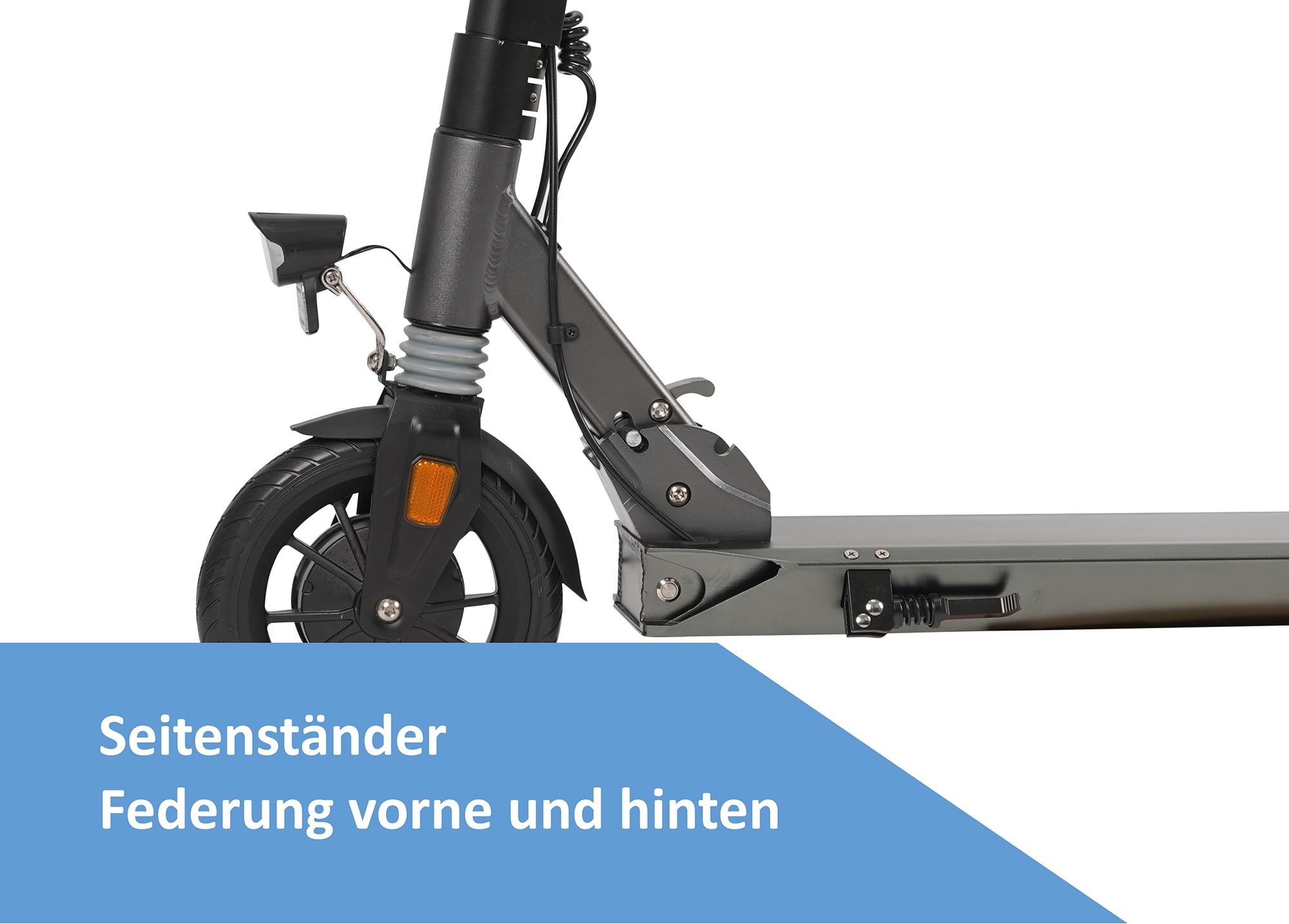 L.A. Sports E-Scooter »Speed Deluxe 7.8-350 ABE«, mit Straßenzulassung, bis zu 25 km Reichweite