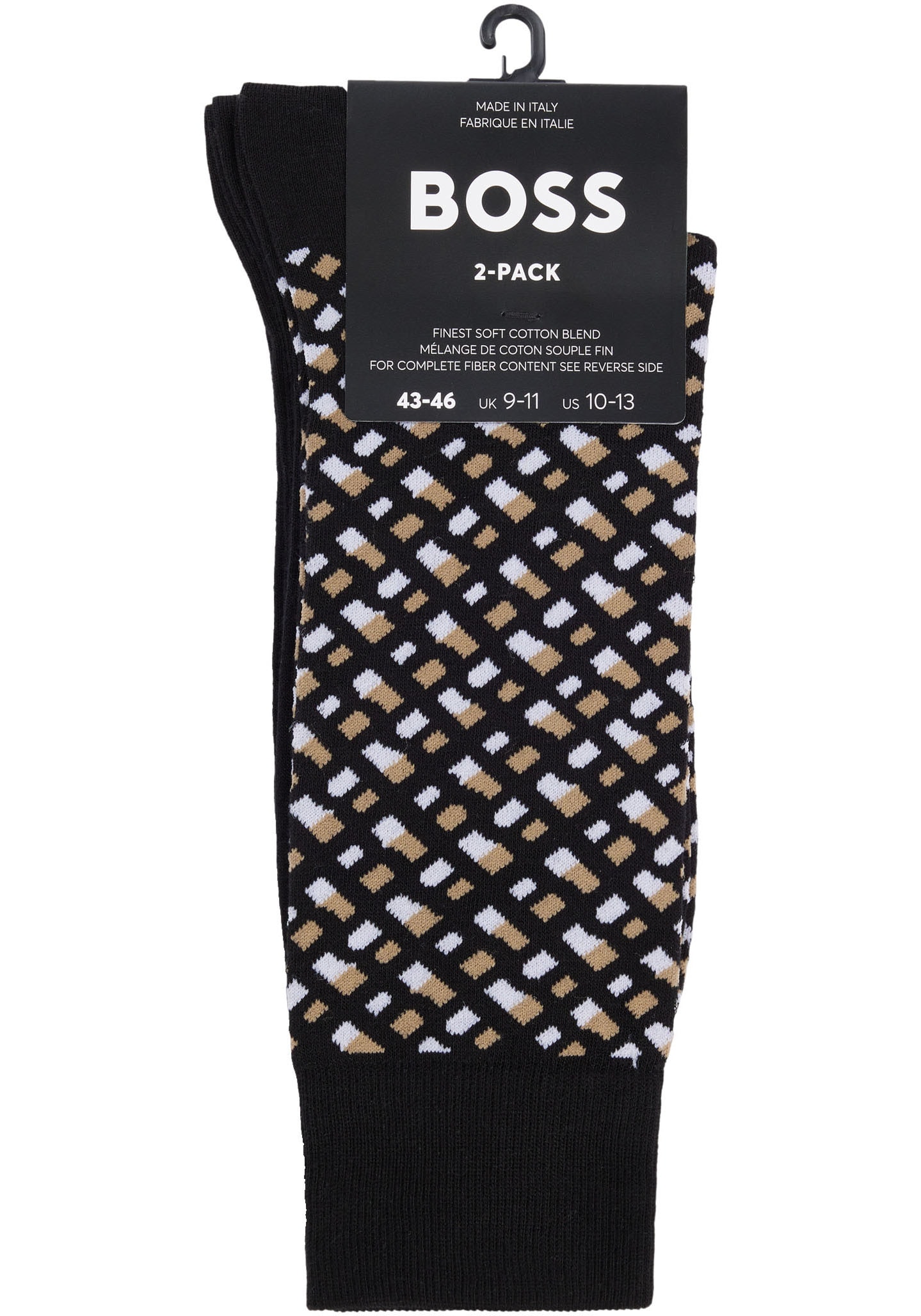 BOSS Socken »2P RS Monogram CC«, (Packung, 2 Paar), mit Logo