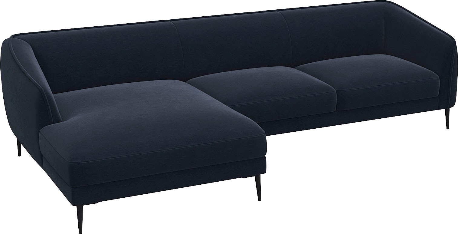 FLEXLUX Ecksofa »Belle Designsofa, L-Form, B/T 288/149 cm«, Skandinavisches günstig online kaufen