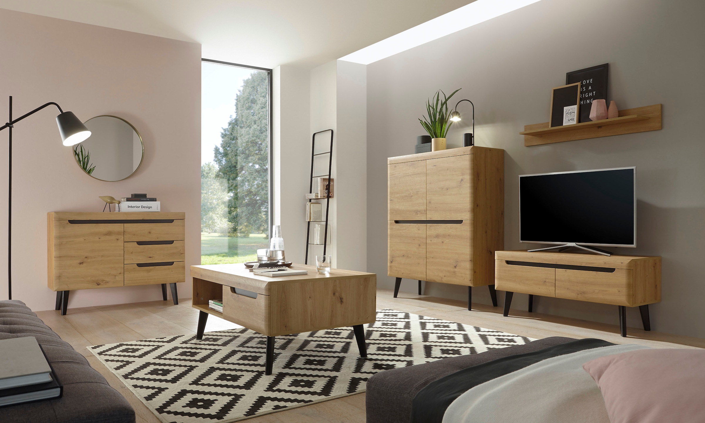 INOSIGN Wohnwand »Torge, Anbauwand, Schrankwand, Mediawand, Wohnzimmer-Set« 3 Stk. tlg.