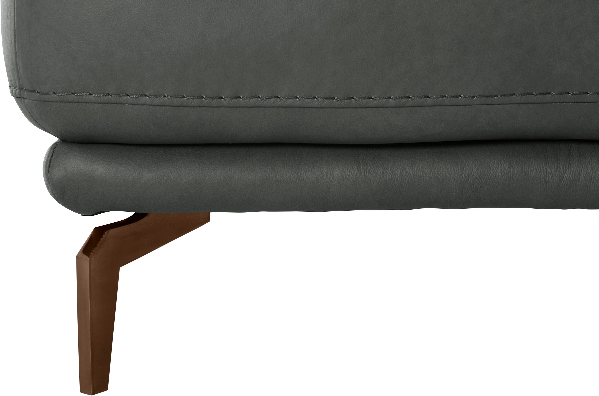 W.SCHILLIG Hocker »montanaa«, mit Metallfüßen in Bronze pulverbeschichtet, Breite 141 cm