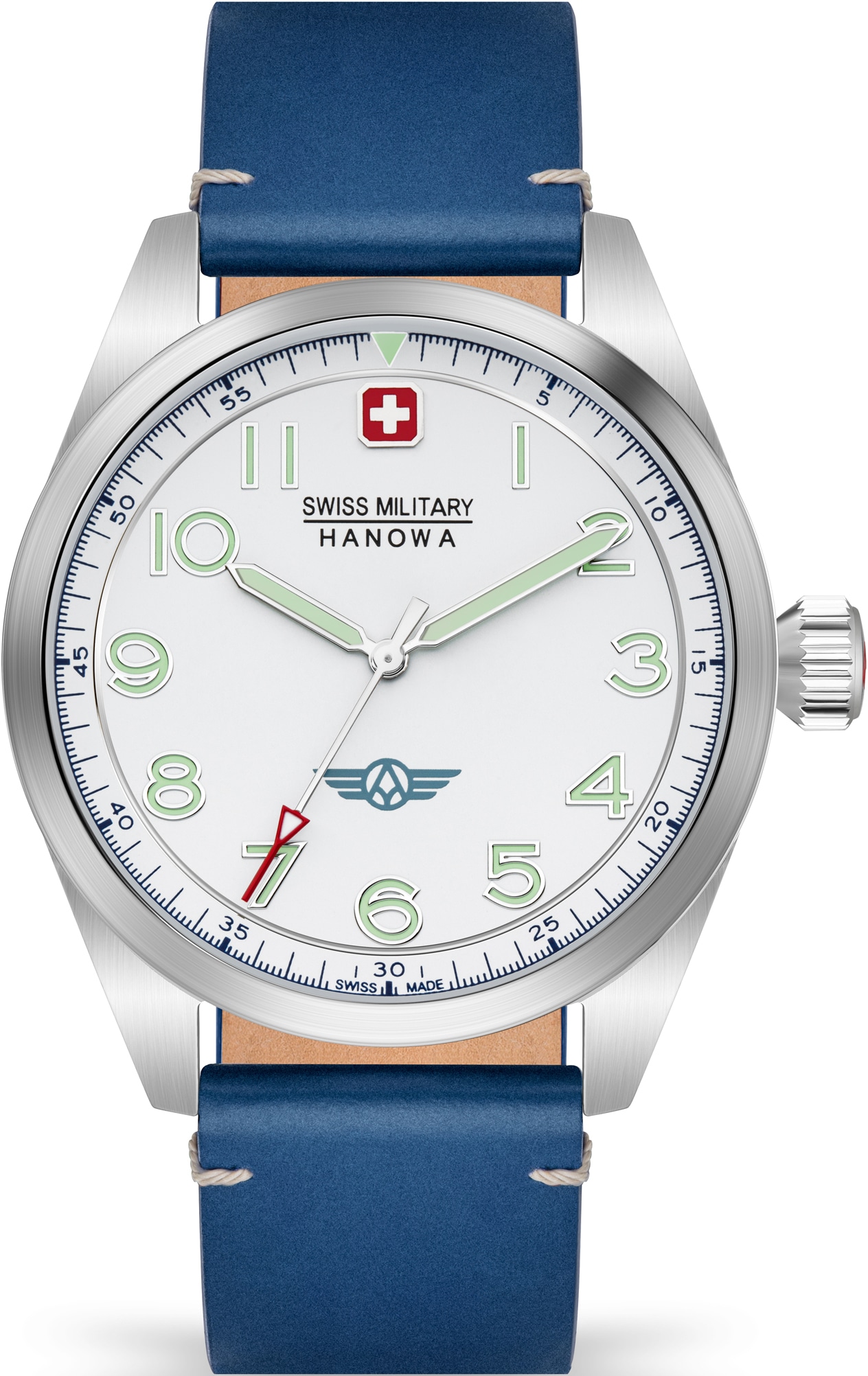 Swiss Military Hanowa Schweizer Uhr »FALCON, SMWGA2100403«, Quarzuhr, Armbanduhr, Herrenuhr, Swiss Made, Saphirglas