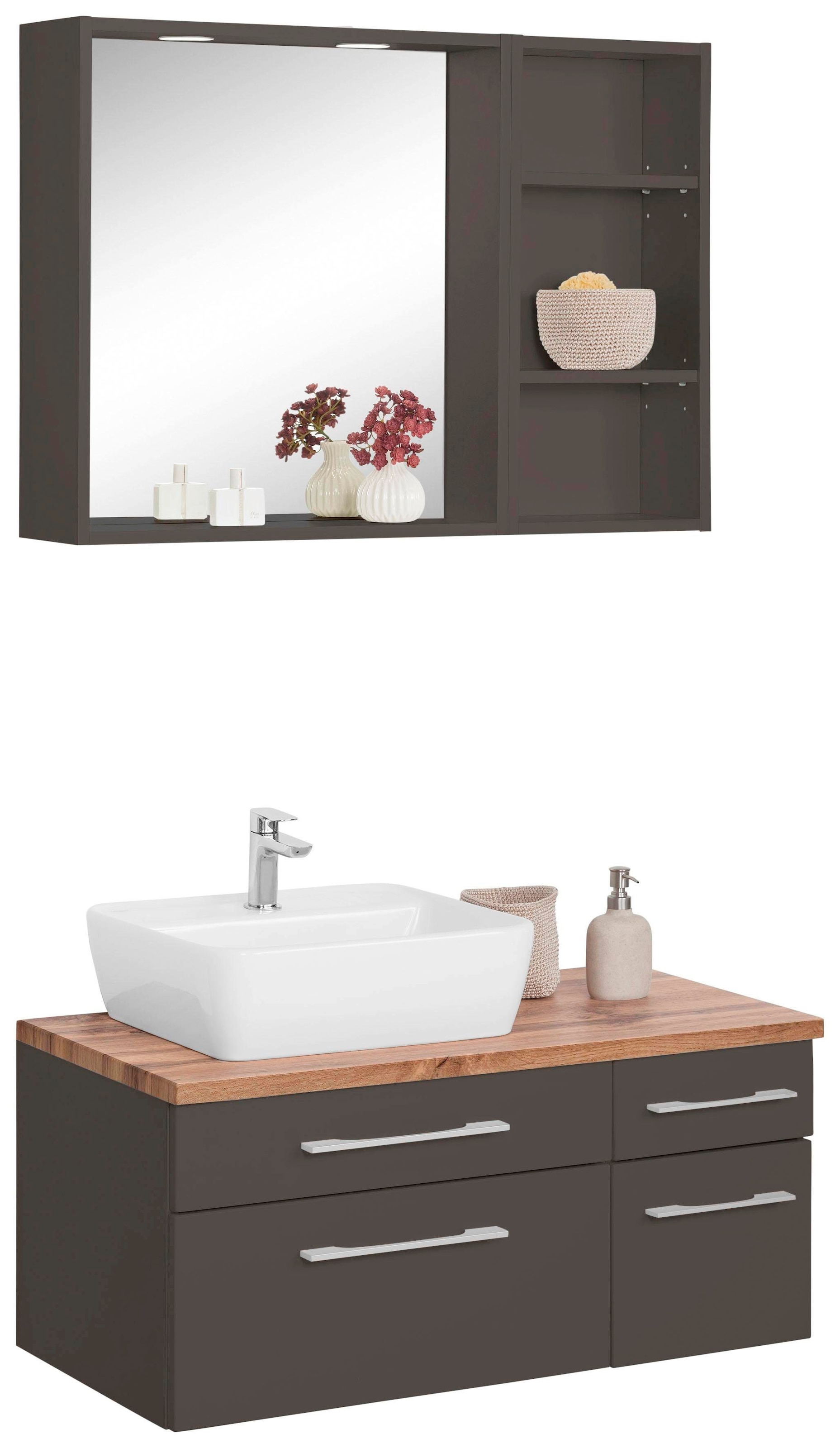 welltime Badmöbel-Set »Davos« 3 Stk. tlg. günstig online kaufen