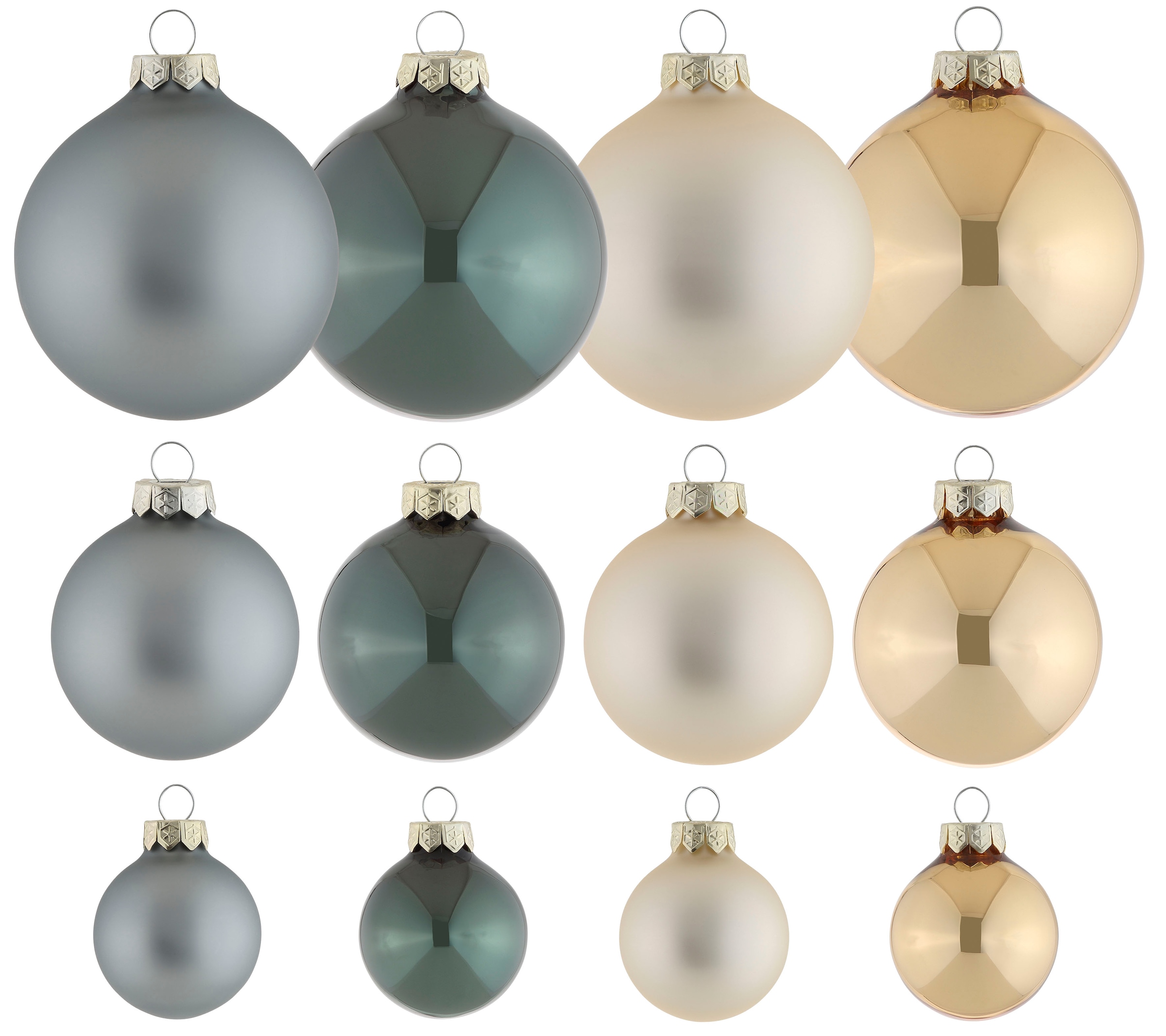 Leonique Weihnachtsbaumkugel »Essone, Weihnachtsdeko, Christbaumschmuck,  Christbaumkugeln Glas«, (Set, 40 St.), aus Glas online bestellen