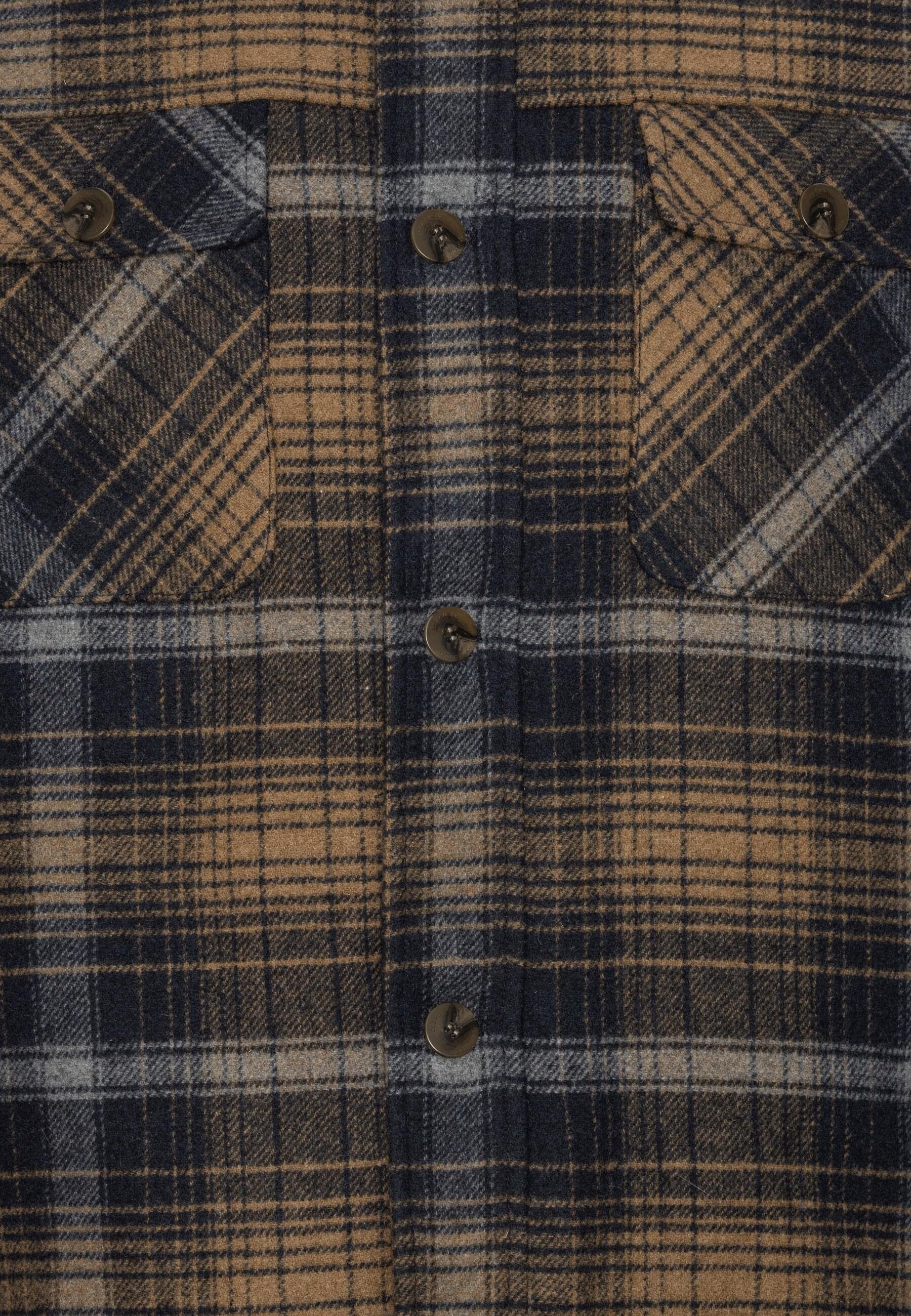 Clean Cut Copenhagen Allwetterjacke »Clean Cut Copenhagen Luke Check Wool Jacket« 1 Stk. tlg. ohne Kapuze