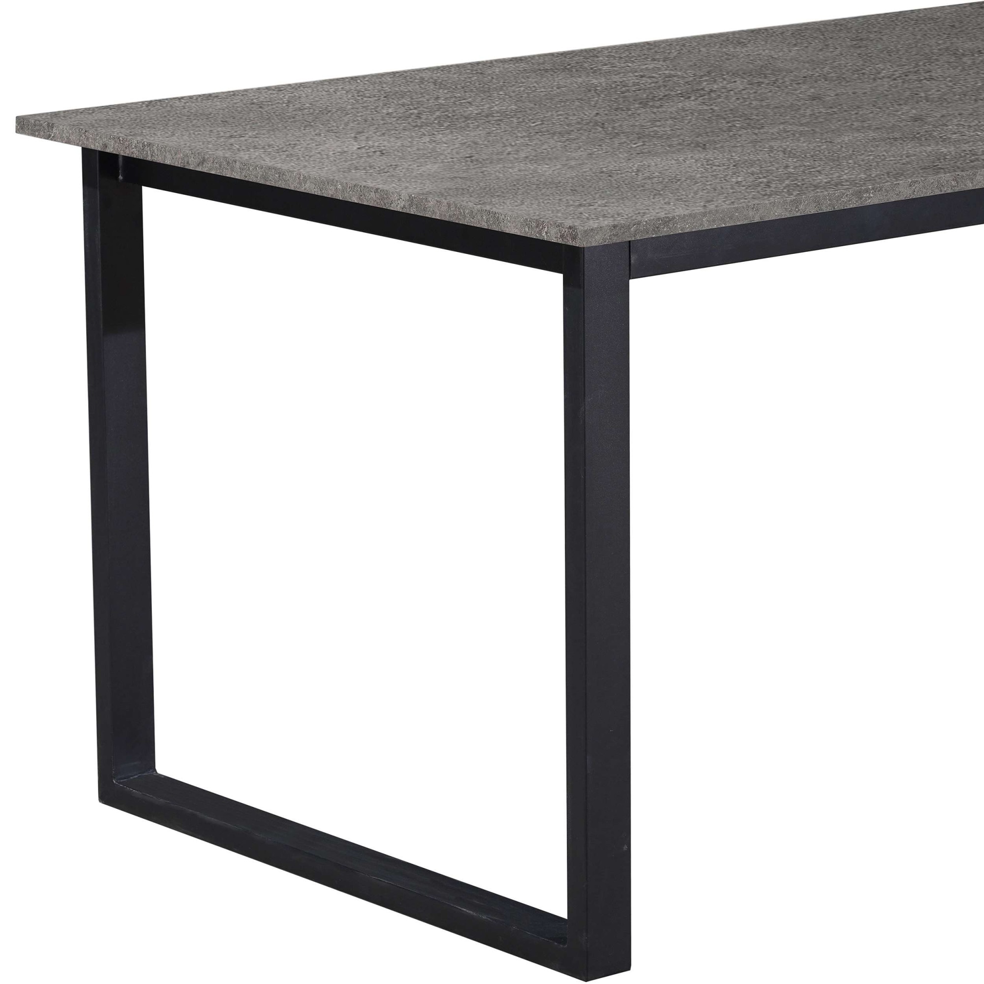 OTTO home Esstisch »Barcell« schwarzes Metallgestell, Plattenvarianten wählbar, sowie Größen