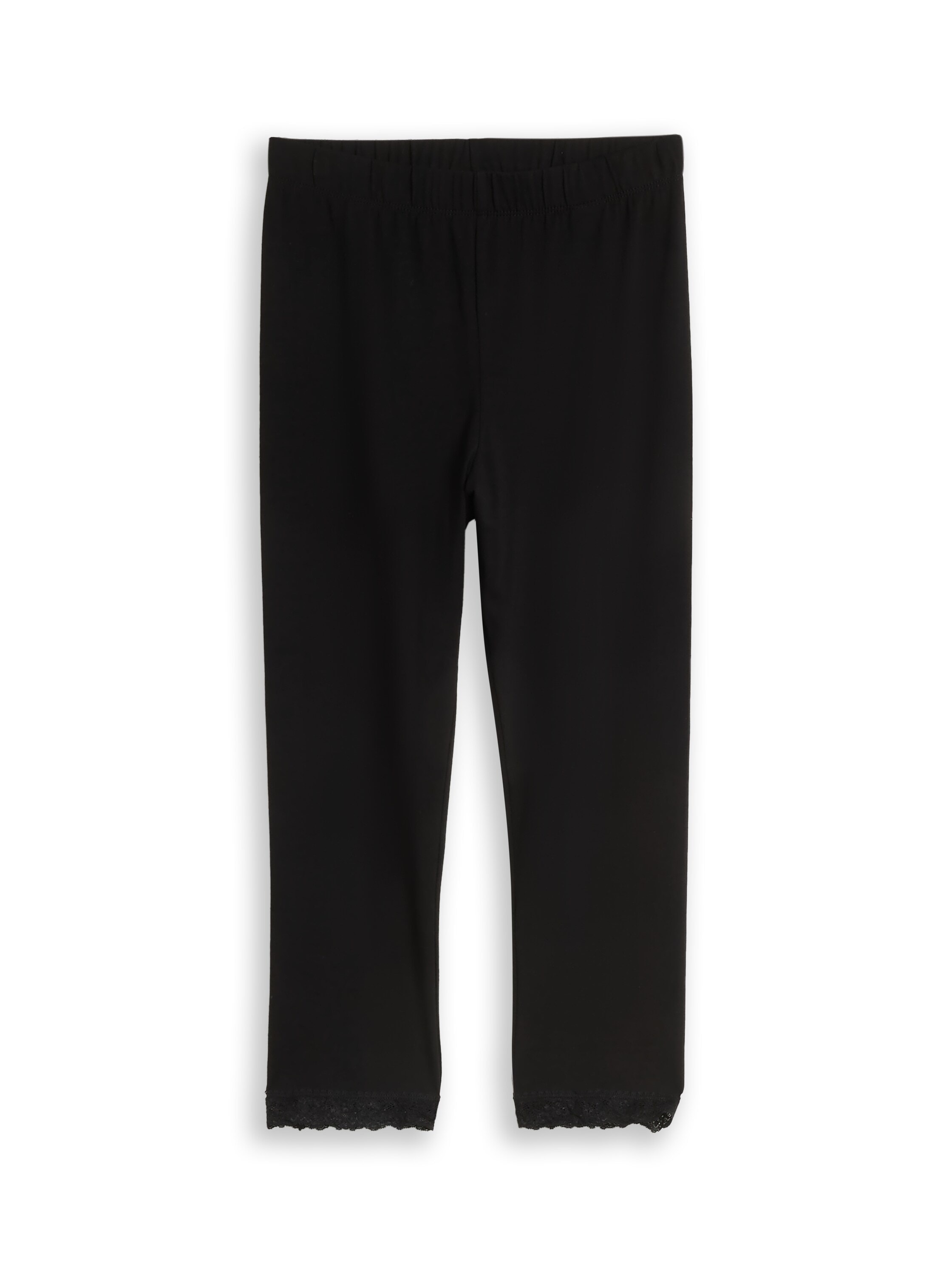 TOM TAILOR Denim Leggings  mit Spitzen-Details am Bein