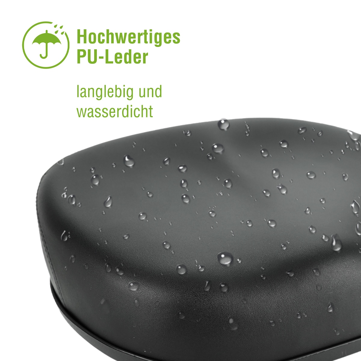 SachsenRad Fahrradsattel »Noseless Fahrradsattel« Nasenloses Design mit Memory-Foam-Polsterung