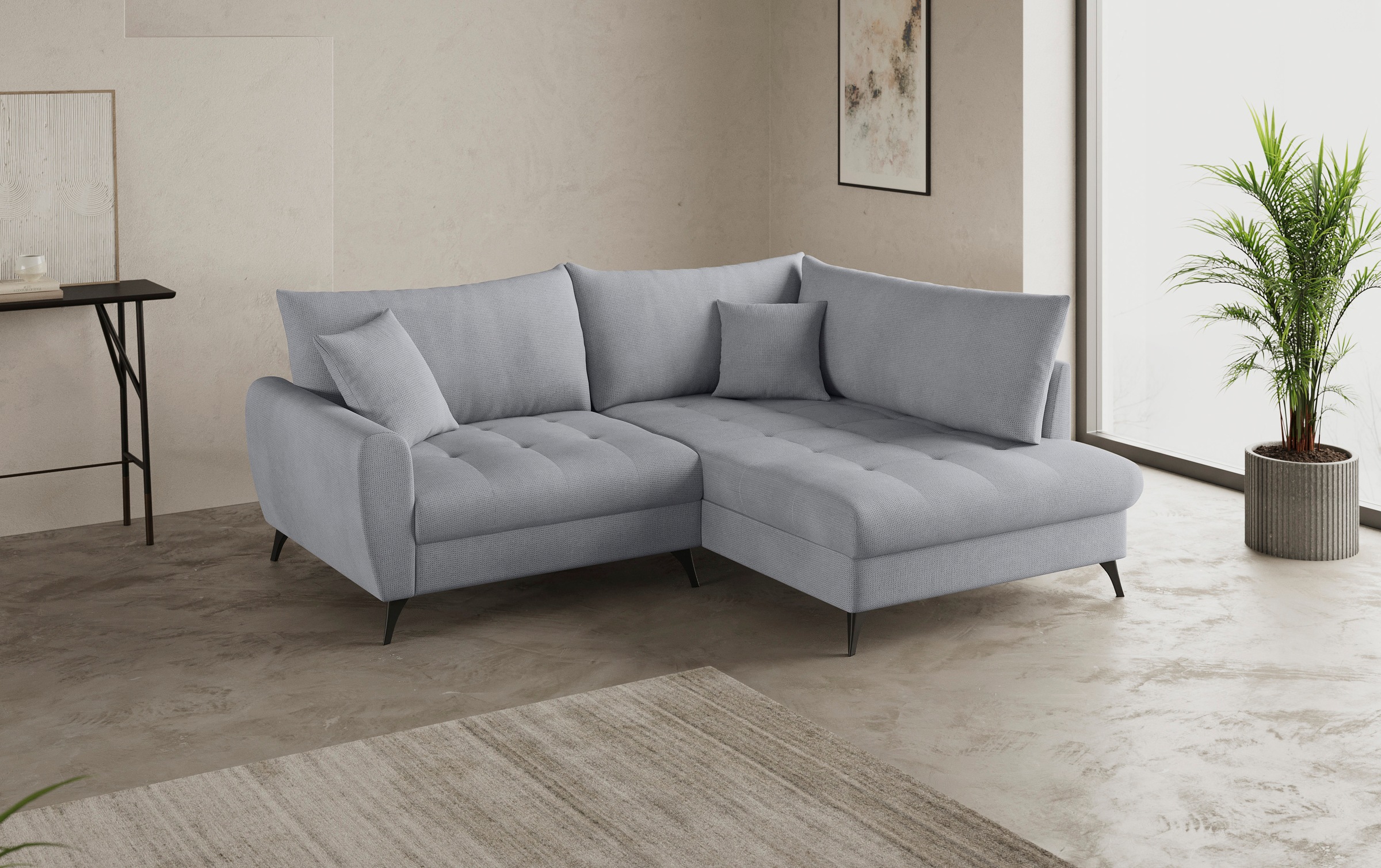 Mr. Couch Ecksofa »Blackburn II L-Form«, Wahlweise mit Kaltschaumpolsterung günstig online kaufen