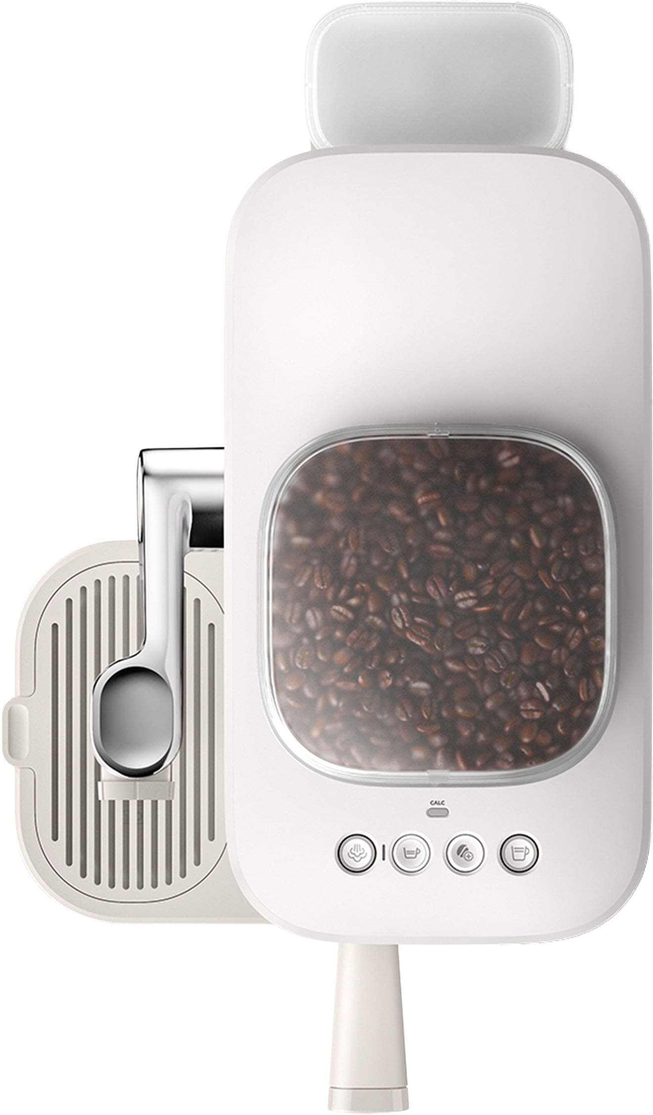 PHILIPS baristina Espressomaschine »Latte BAR400/00 mit Mahlwerk für ganze Bohnen und Milchschaumdüse« 3 Schaumarten, 16 bar Pumpendruck, Naturweiß/Weiß
