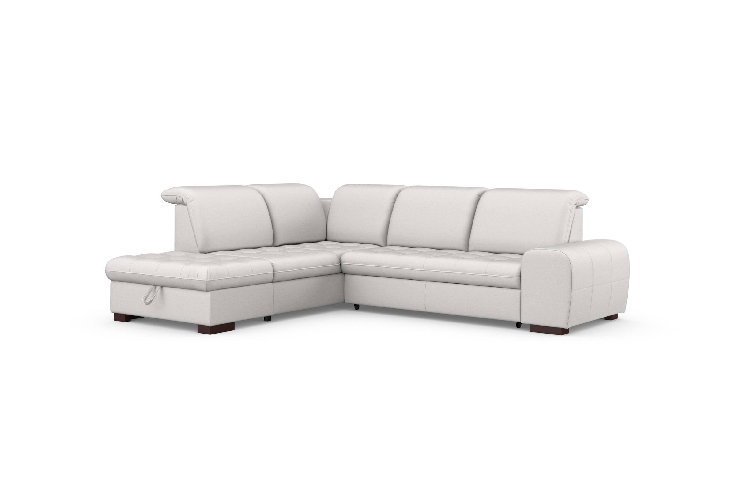 sit&more Ecksofa »Luxor L-Form«, wahlweise mit Bettfunktion, Stauraum und Kopfteilverstellung