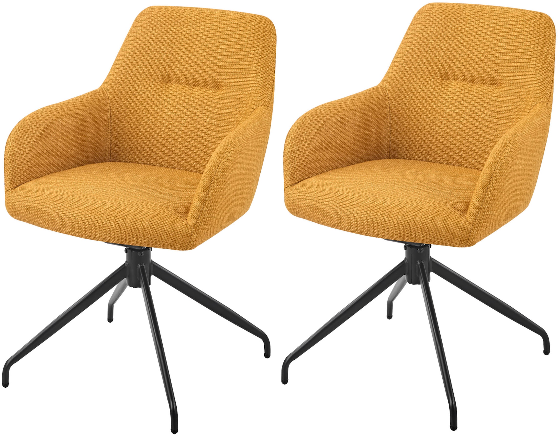 HELA Armlehnstuhl »TRIEST« (Set) 2 Stk.Sessel, 360° drehbar, Gestell abgekn günstig online kaufen