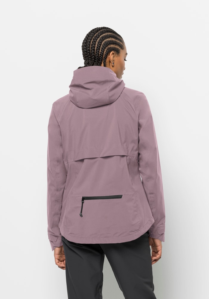 Jack Wolfskin Outdoorjacke »BIKE COMMUTE MONO JKT W«, mit Kapuze