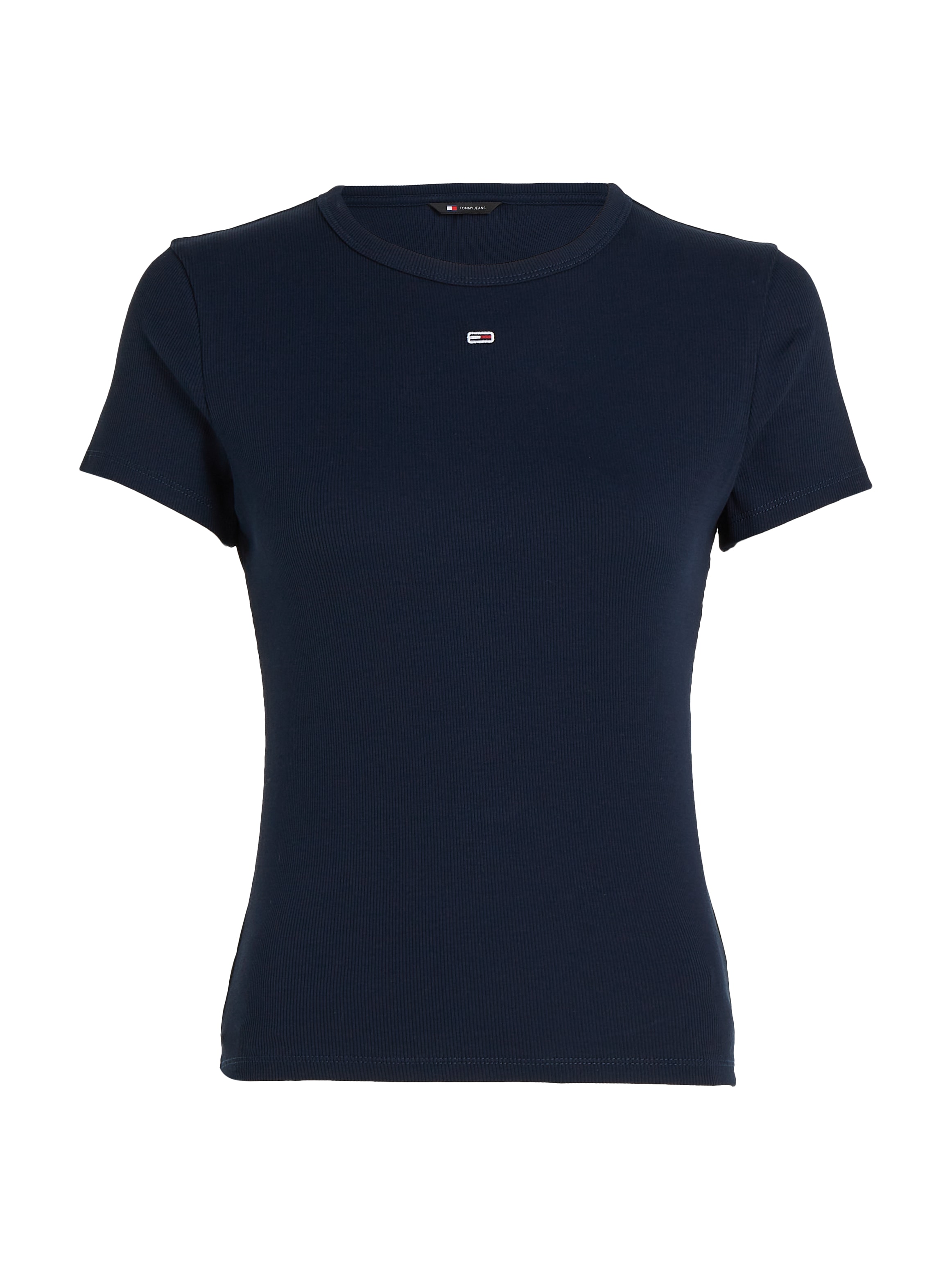 Tommy Jeans Curve T-Shirt »Slim Essential Rib«, Große Größen