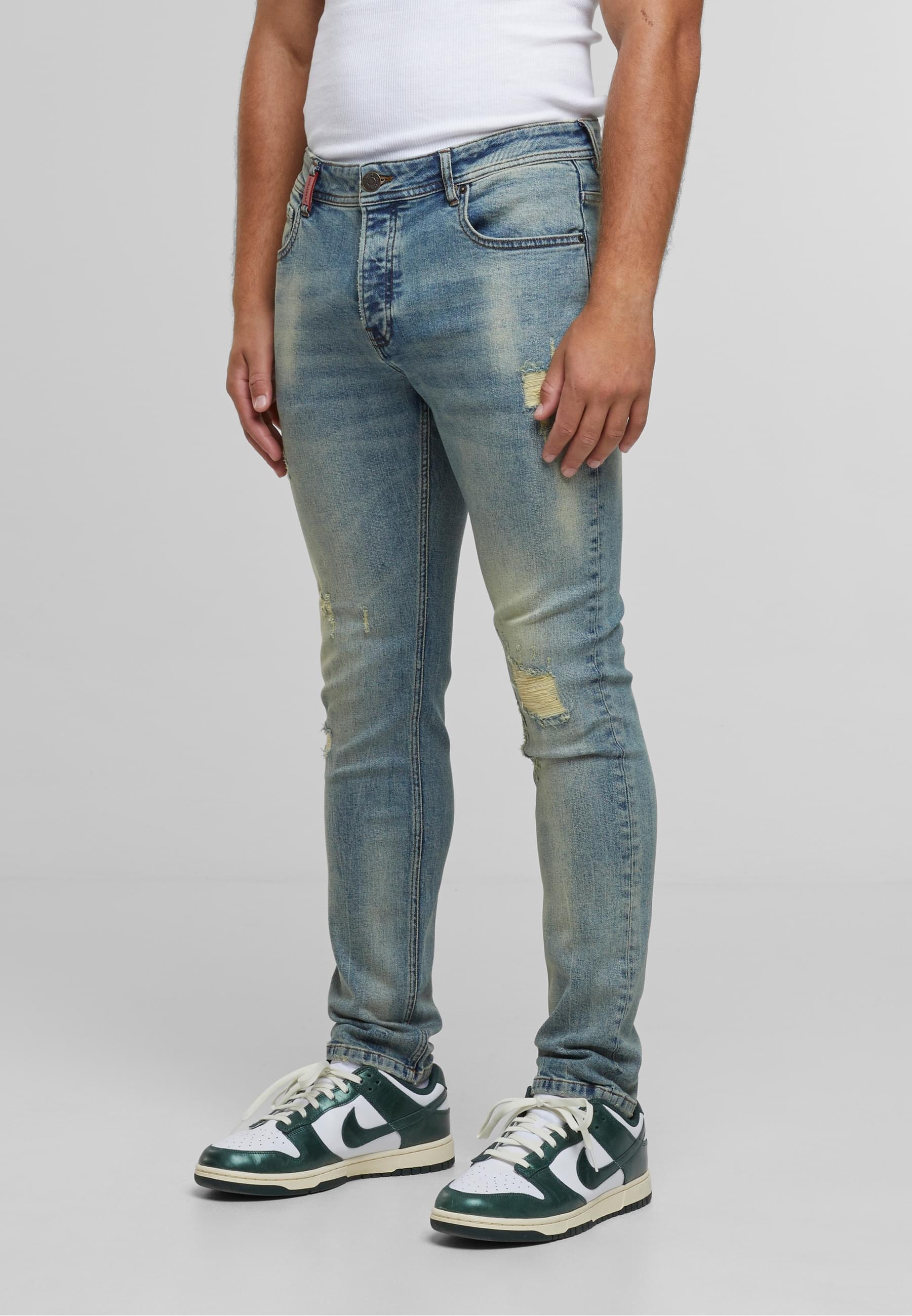 2Y Premium Bequeme Jeans »2Y Premium 2Y CARLOS DESTROYED SLIM FIT JEANS«