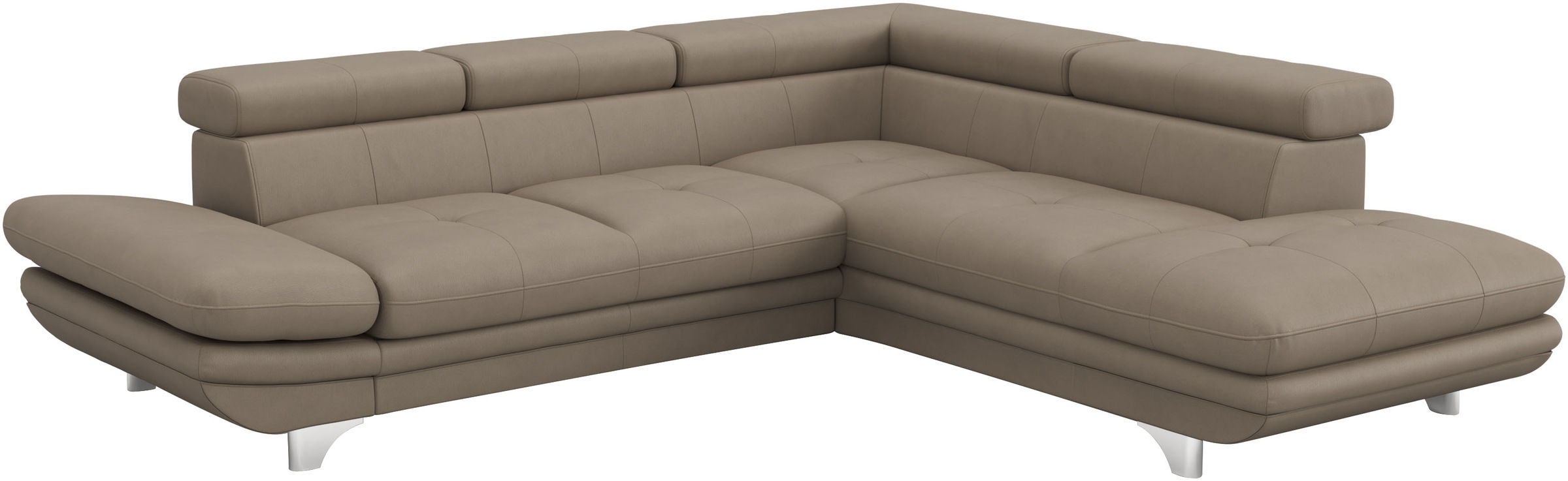 COTTA Ecksofa »Enterprise L-Form«, mit Arm- & Kopfteilverstellung, wahlweis günstig online kaufen
