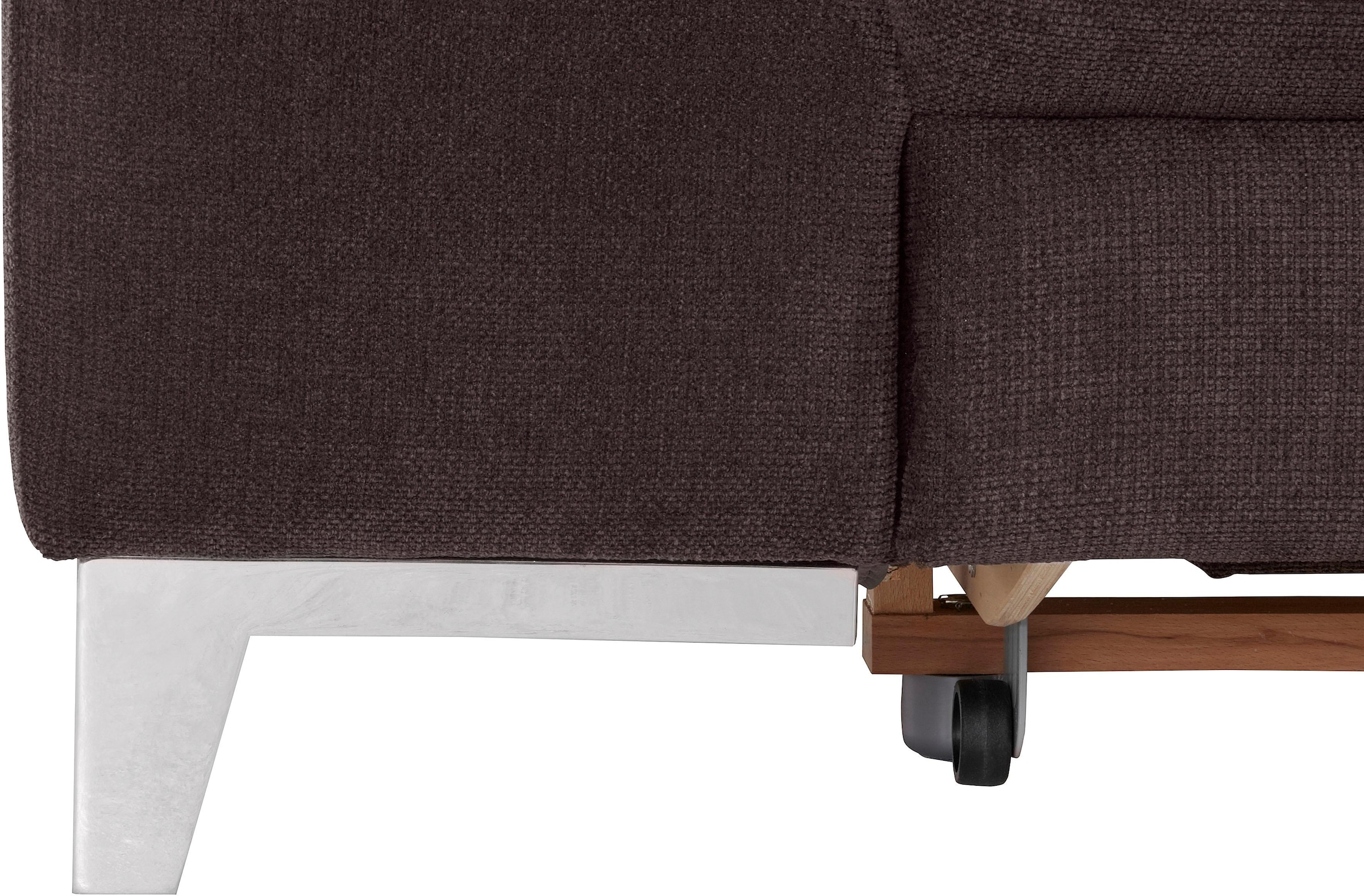 COTTA Ecksofa »Teresa L-Form«, mit Kopfteilverstellung, wahlweise mit Bettfunktion