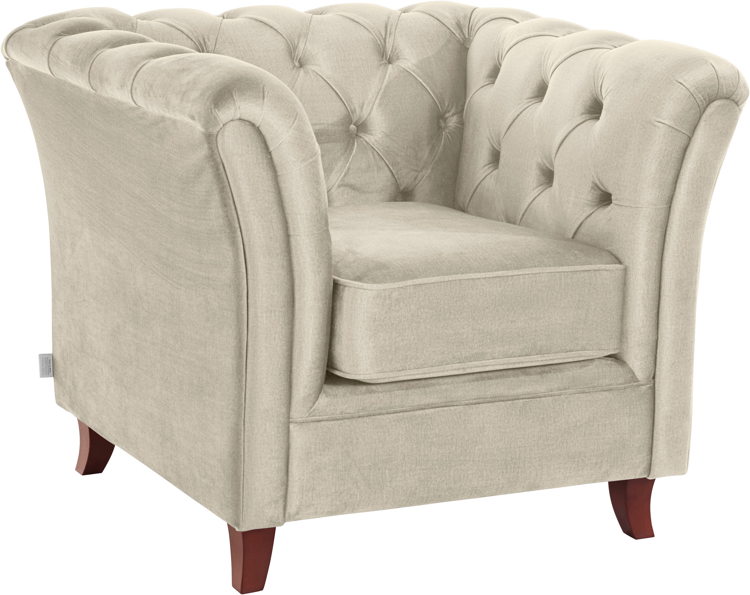 Home affaire Chesterfield-Sessel »Reims Cocktailsessel, Sessel«, mit echter günstig online kaufen