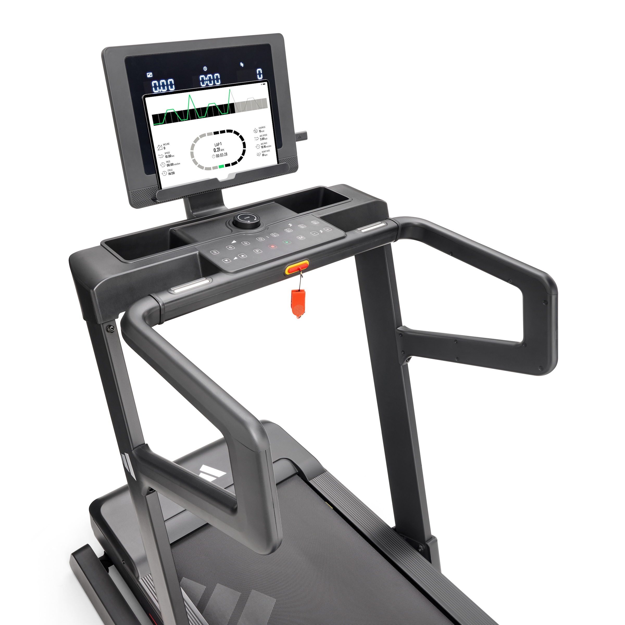 adidas Performance Laufband »adidas T-600« Über die Drehregler-Oberfläche können Sie Ihr Training nahtlos steuern
