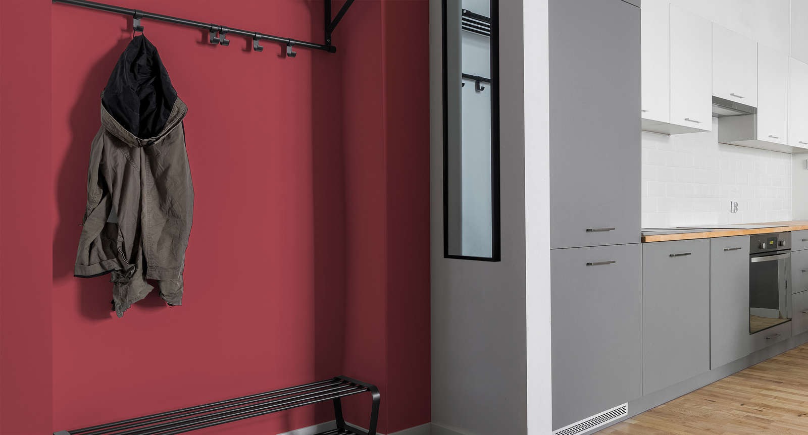 A.S. Création Wandfarbe »Premium Innenwandfarbe PURO Tuchmatt peachy pink« ideal für Wohnzimmer, Schlafzimmer, Flur und Küche, Farbwelt Pink