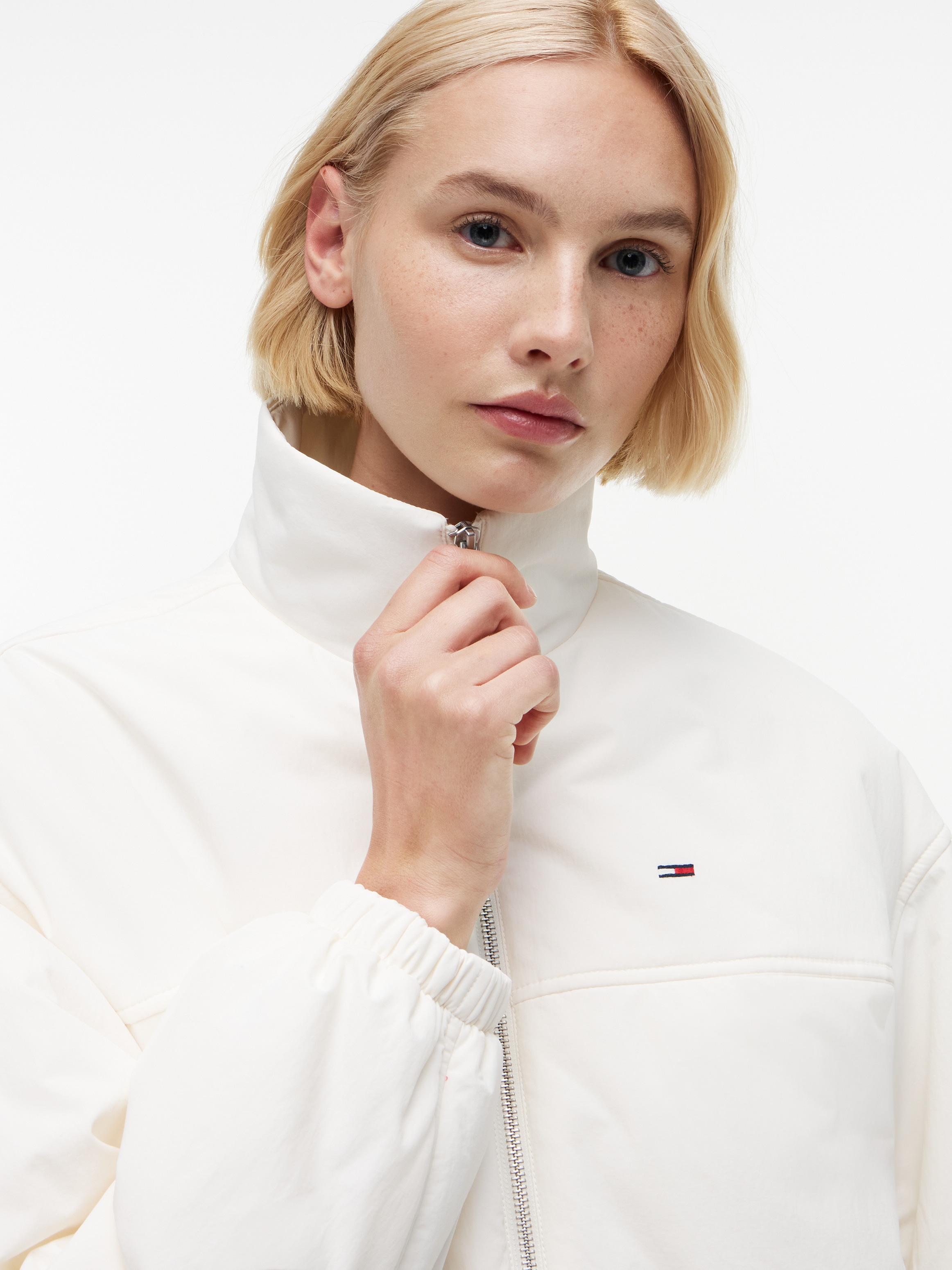 Tommy Jeans Blouson »TJW PADDED HIGH NECK JACKET« Kunstfaser