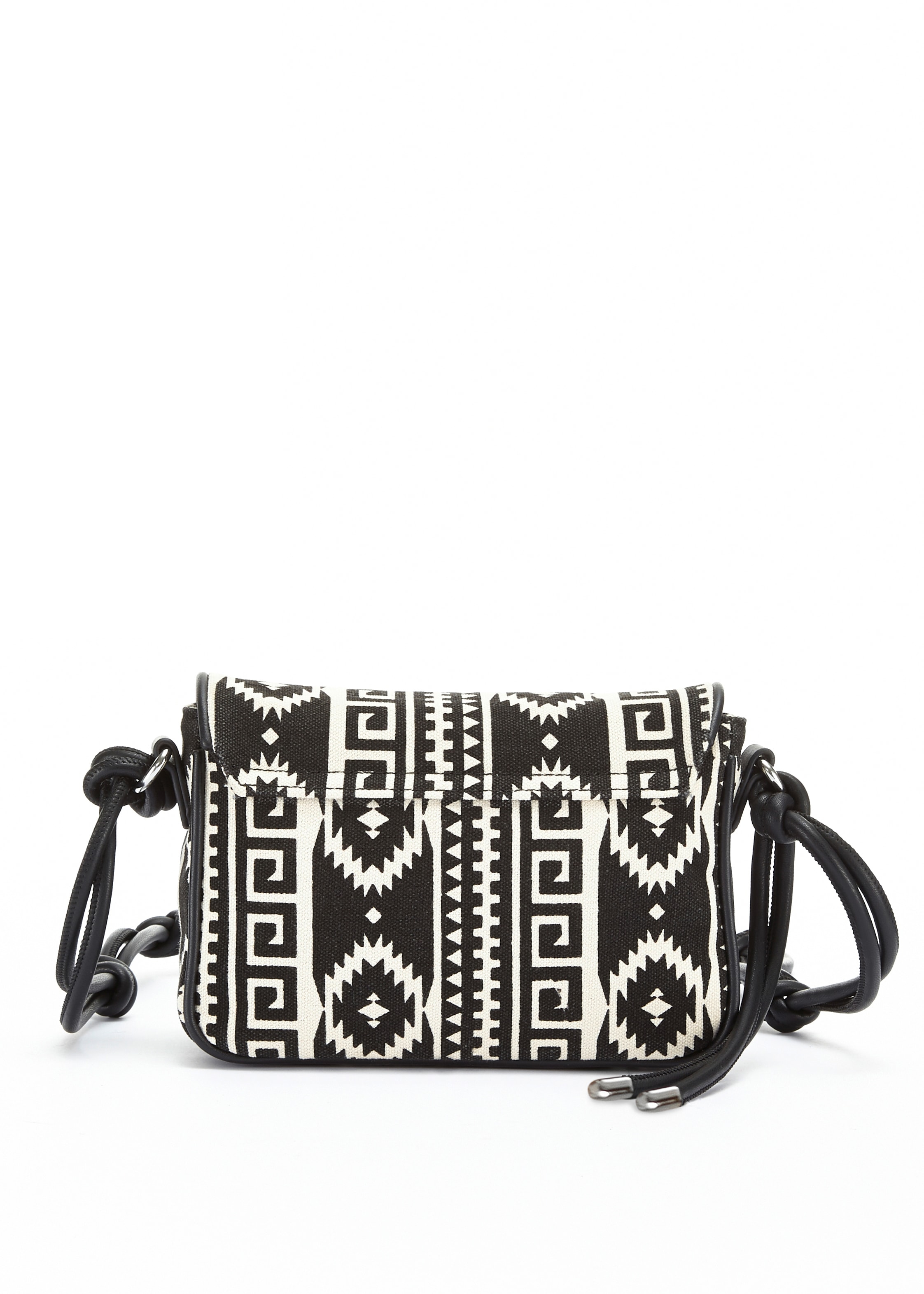 LASCANA Umhängetasche »Crossbody Bag«, im Ethno Look, Minibag, Handtasche, Schultertasche, Tragetasche VEGAN