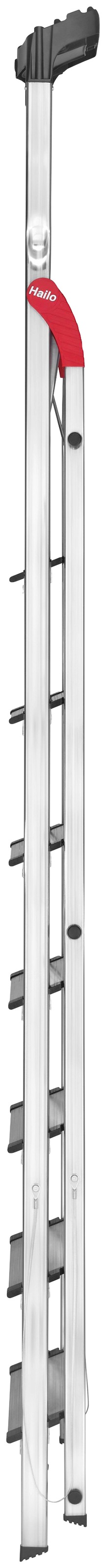 Hailo Stehleiter »L80 ComfortLine«, Alu-Sicherheits-Stehleiter 8 Stufen