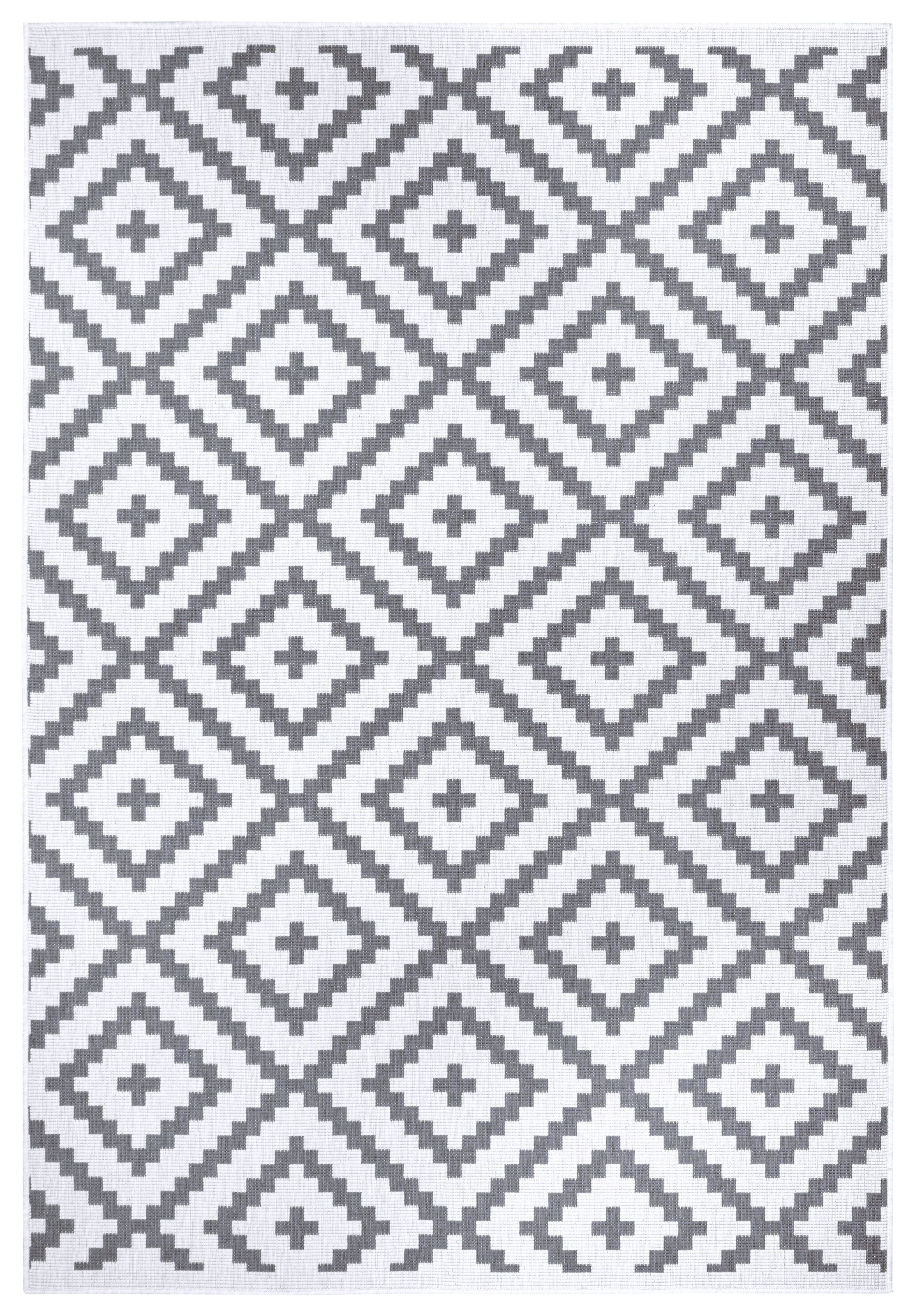 my home Teppich »Ronda Wendeteppich«, rechteckig, 5 mm Höhe, Sisal-Optik, Flachgewebe, In- und Outdoor, geometrisches Boho Design